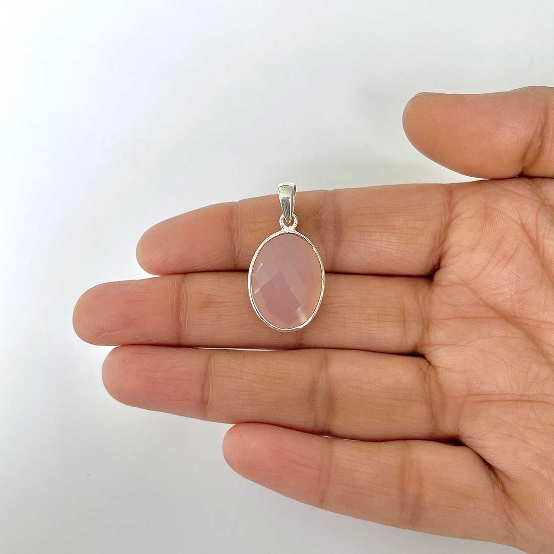 Chalcedony Pendant-(CHD-1-24)