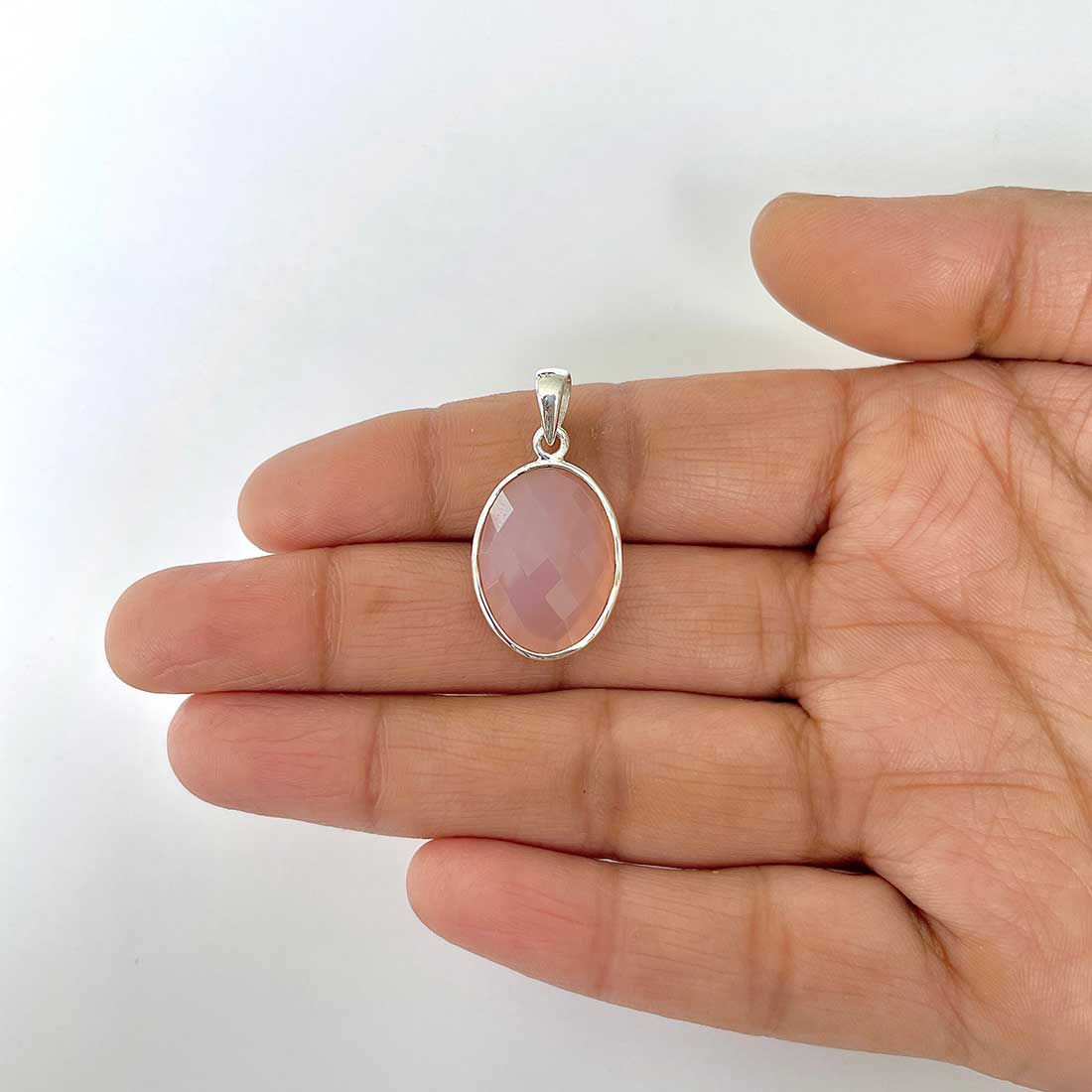 Chalcedony Pendant-(CHD-1-27)