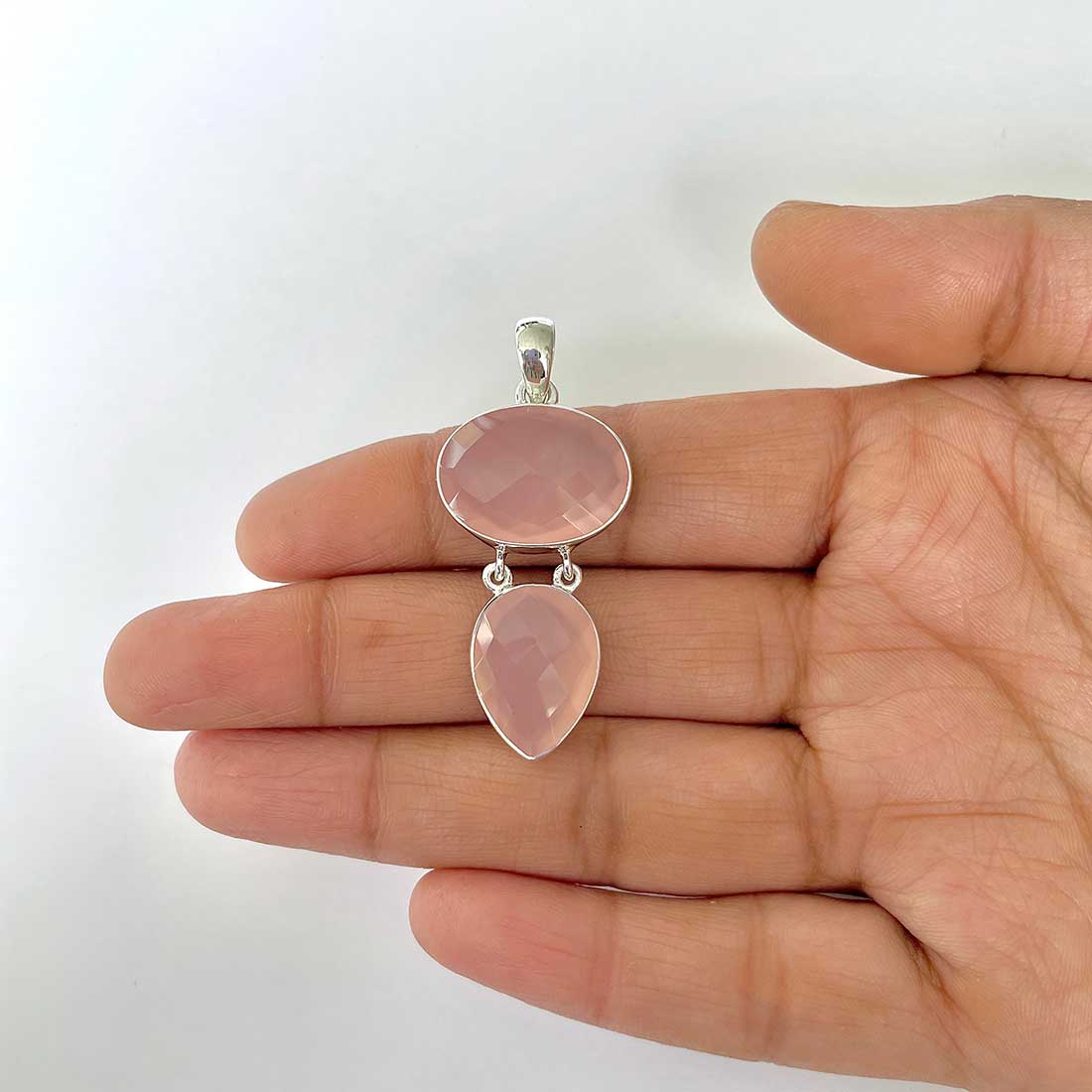 Chalcedony Pendant-(CHD-1-28)