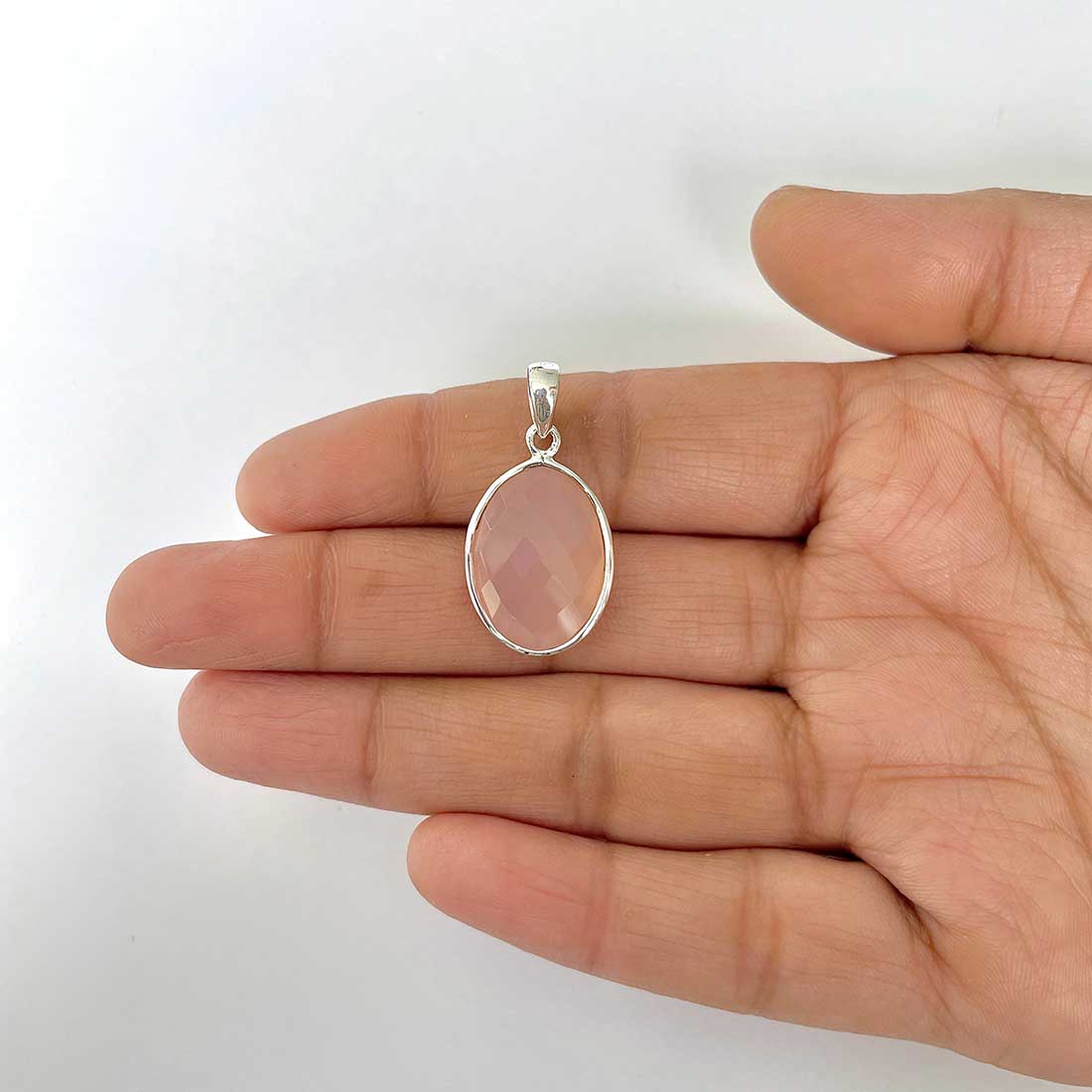 Chalcedony Pendant-(CHD-1-29)