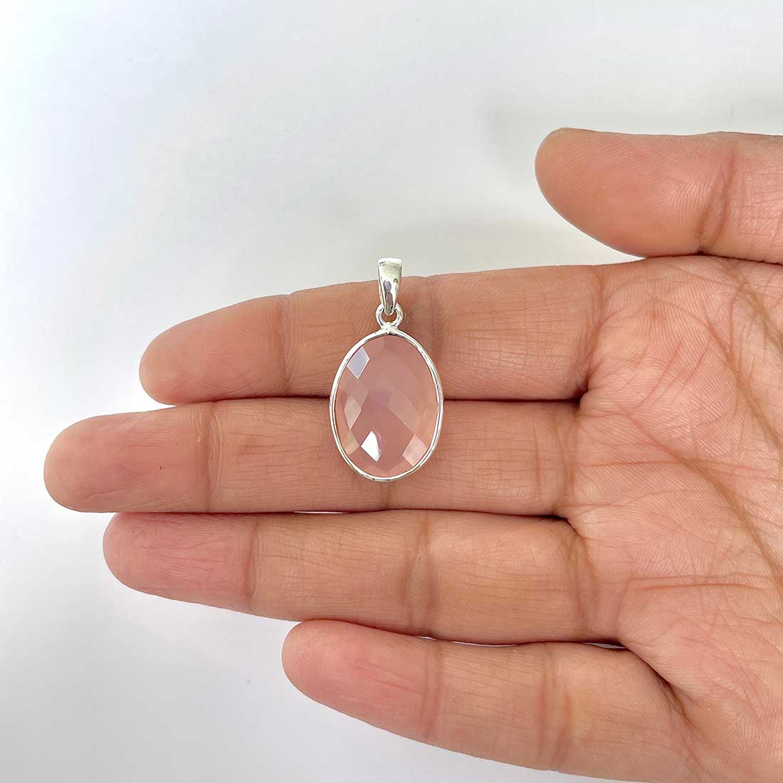 Chalcedony Pendant-(CHD-1-3)