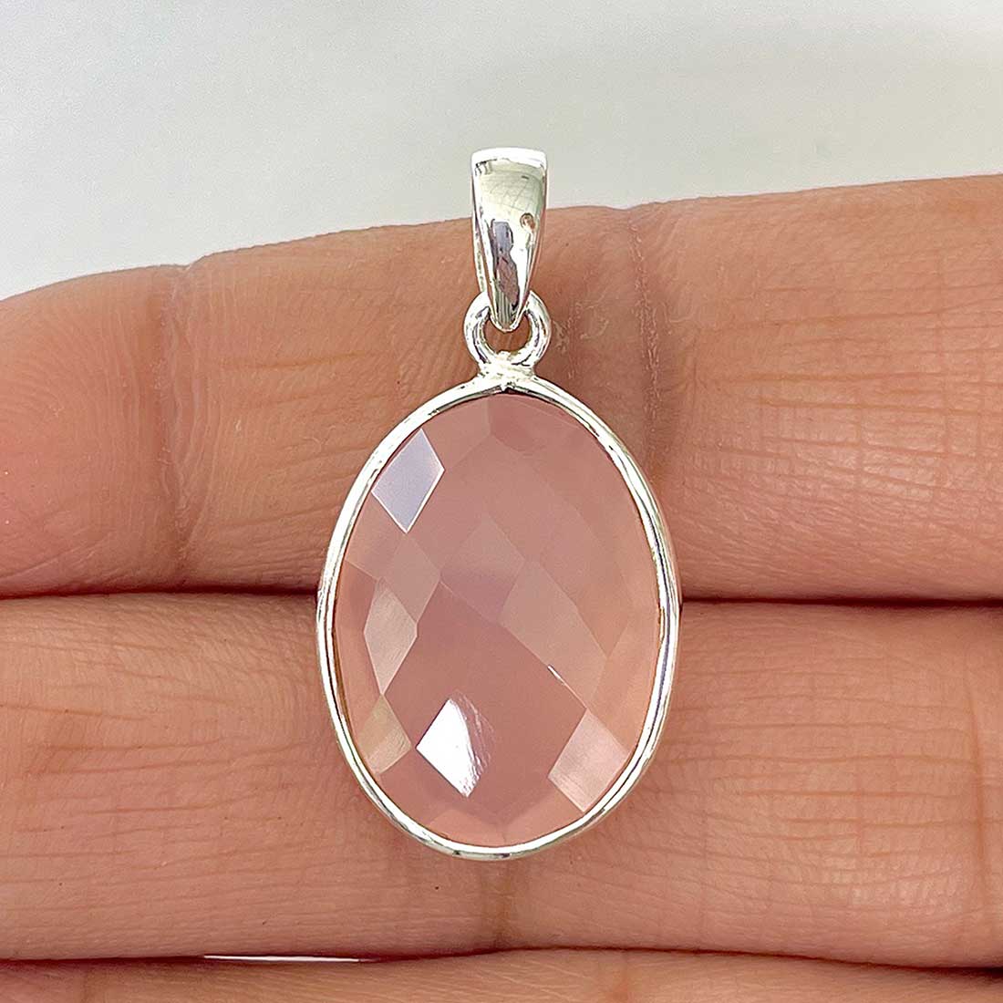 Chalcedony Pendant-(CHD-1-3)