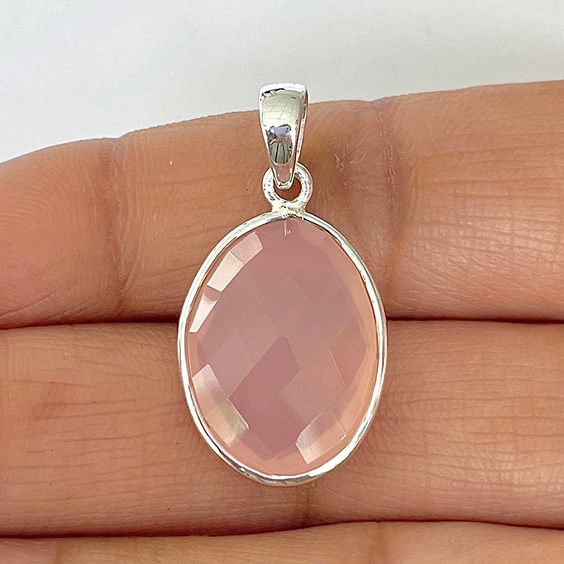 Chalcedony Pendant-(CHD-1-30)