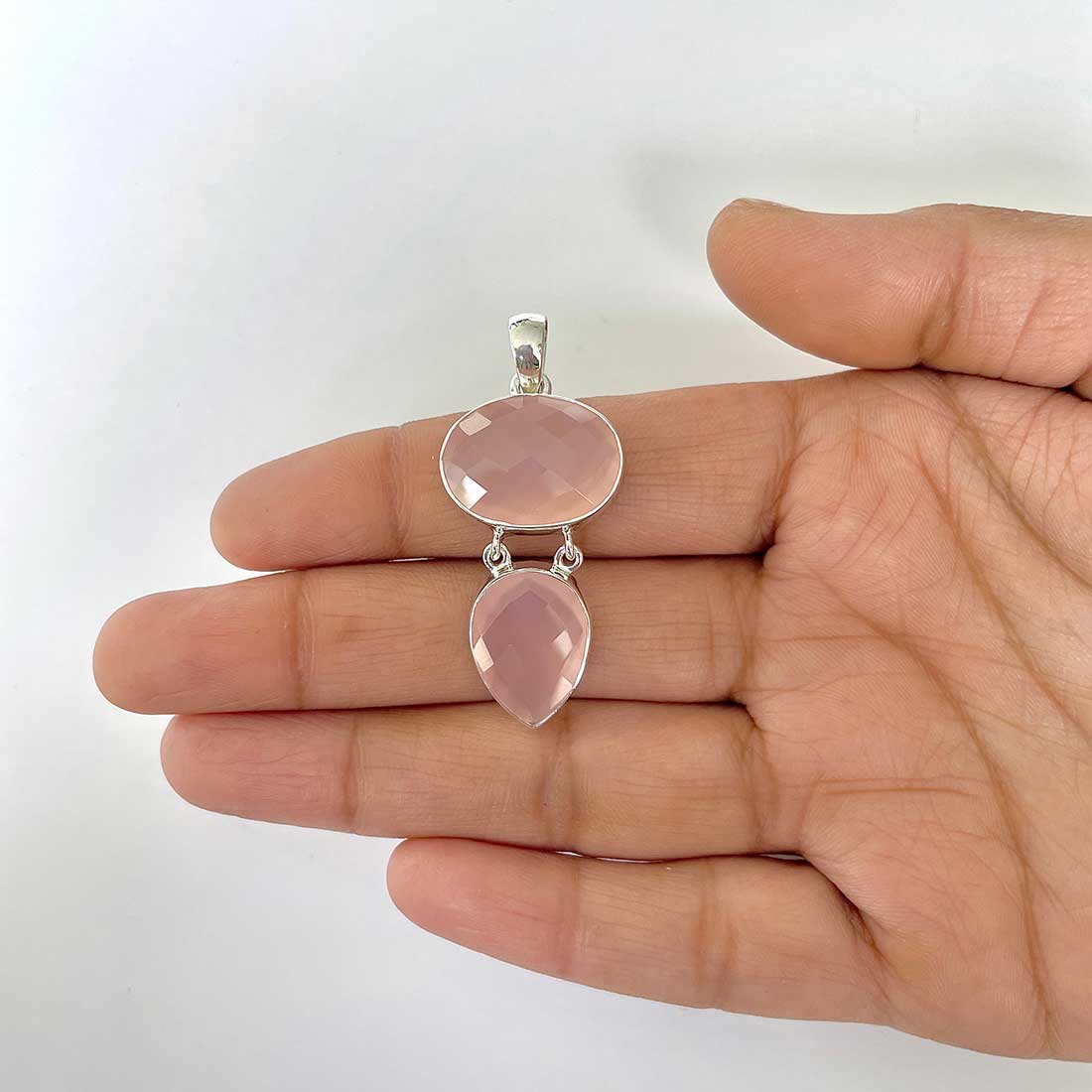 Chalcedony Pendant-(CHD-1-31)