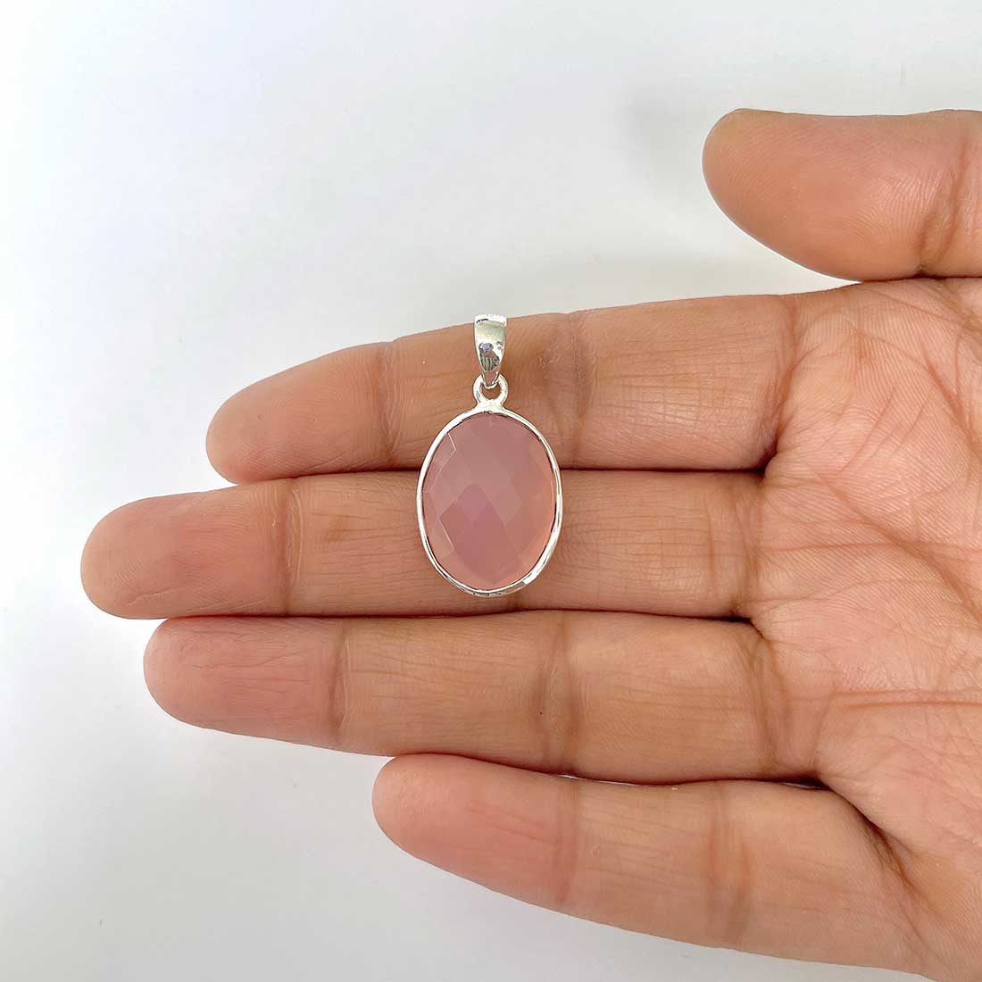 Chalcedony Pendant-(CHD-1-32)