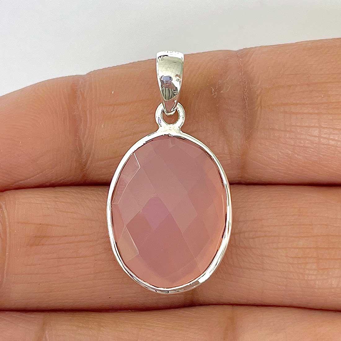 Chalcedony Pendant-(CHD-1-32)