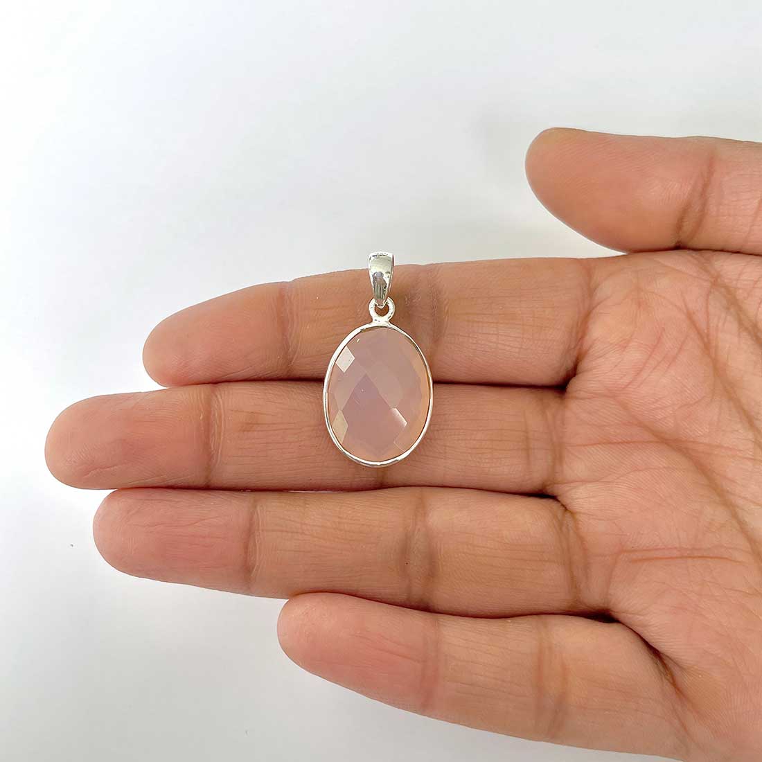 Chalcedony Pendant-(CHD-1-33)
