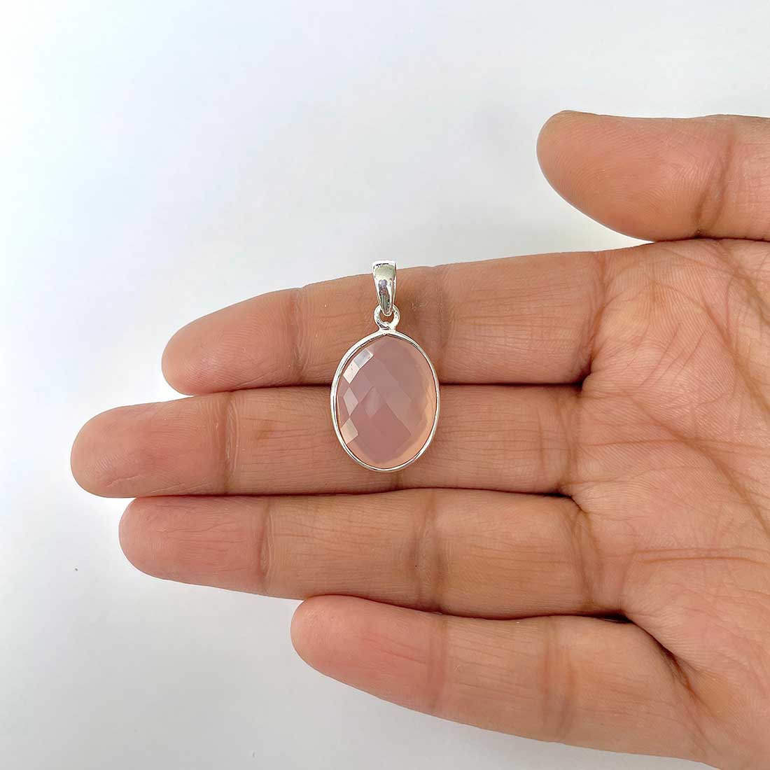 Chalcedony Pendant-(CHD-1-35)