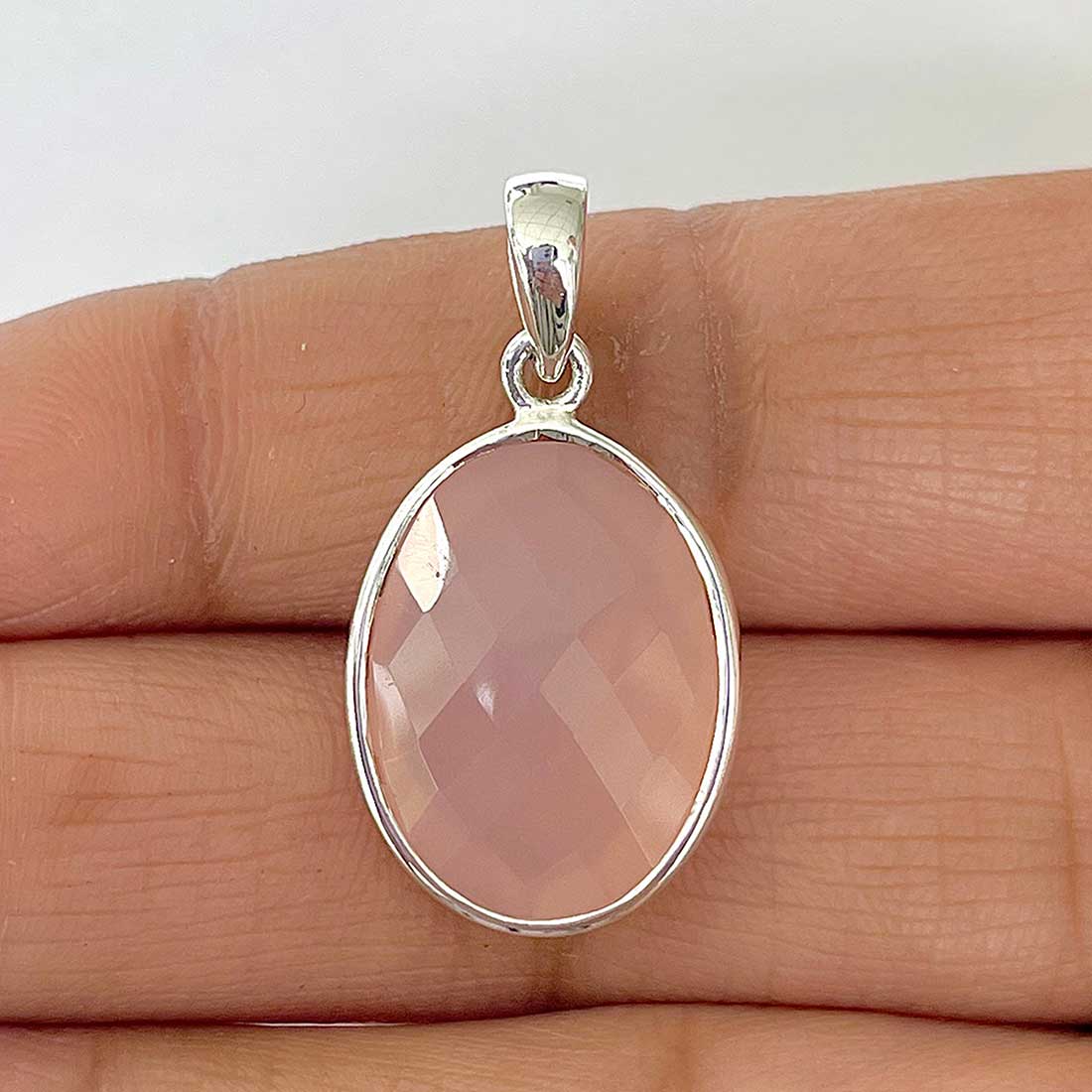 Chalcedony Pendant-(CHD-1-36)