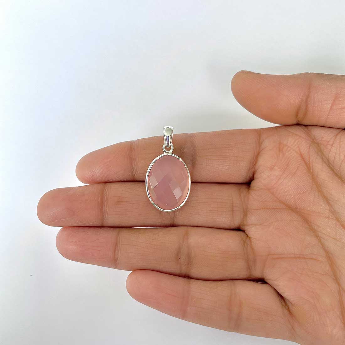 Chalcedony Pendant-(CHD-1-39)