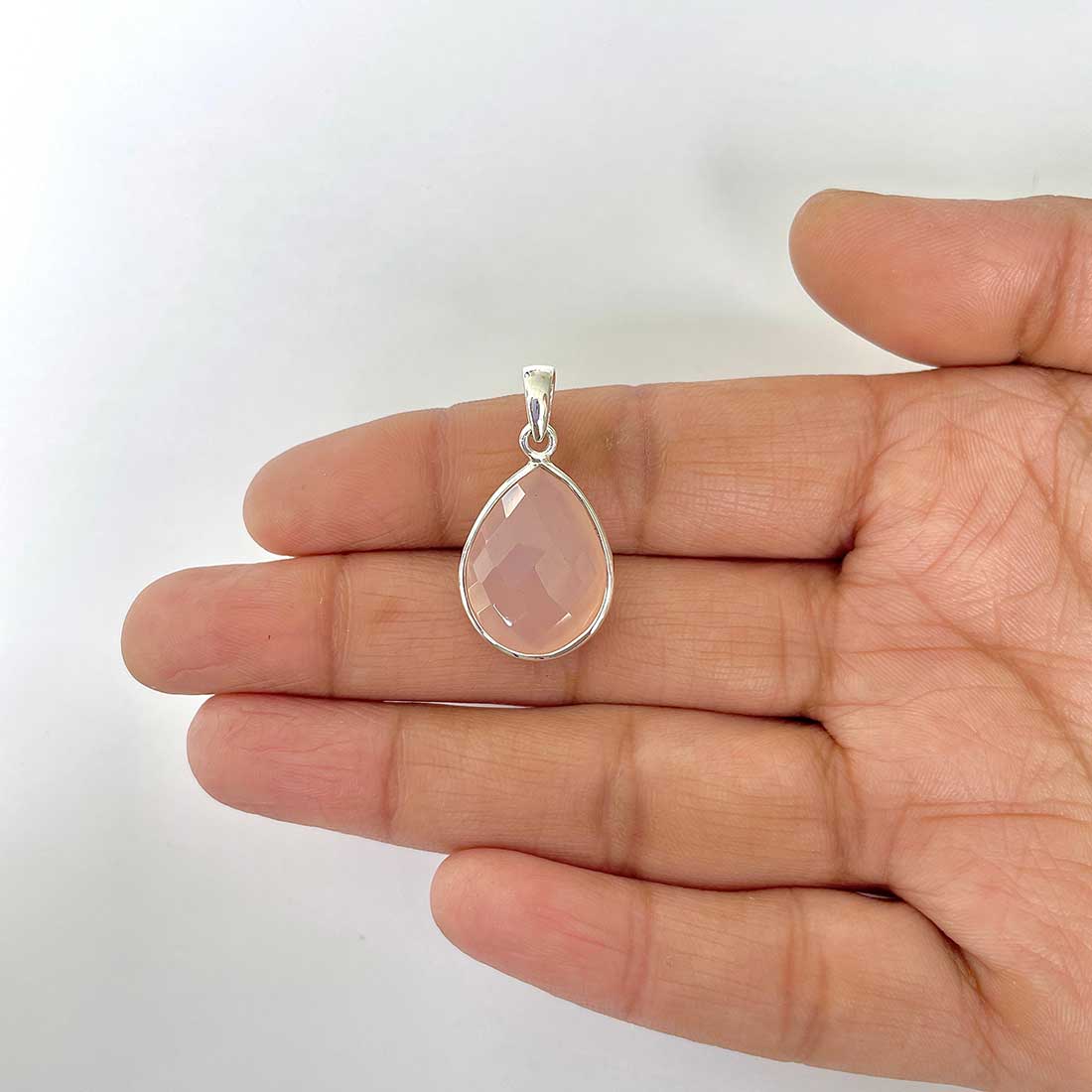 Chalcedony Pendant-(CHD-1-4)