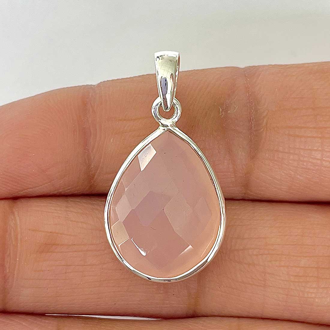 Chalcedony Pendant-(CHD-1-4)