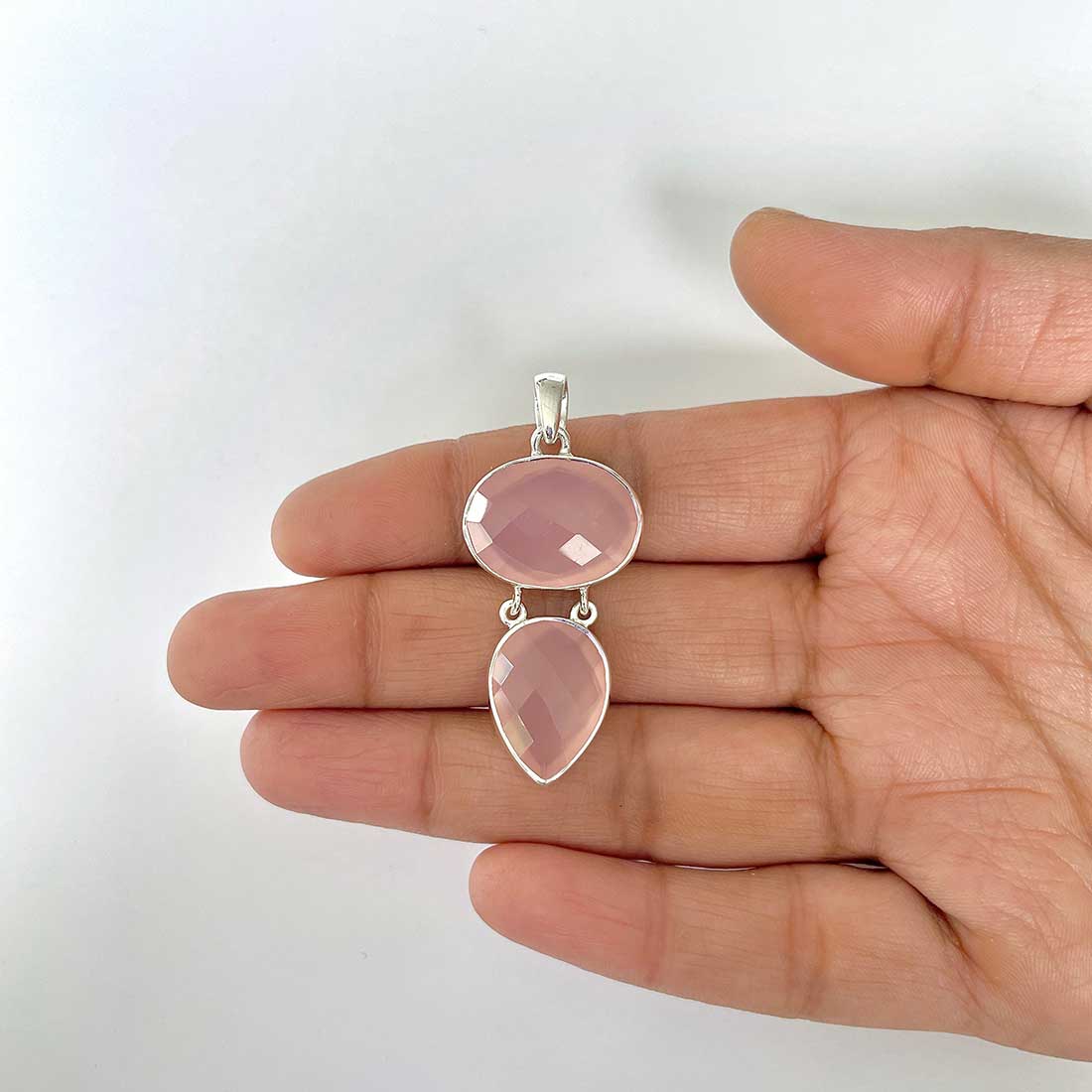 Chalcedony Pendant-(CHD-1-42)