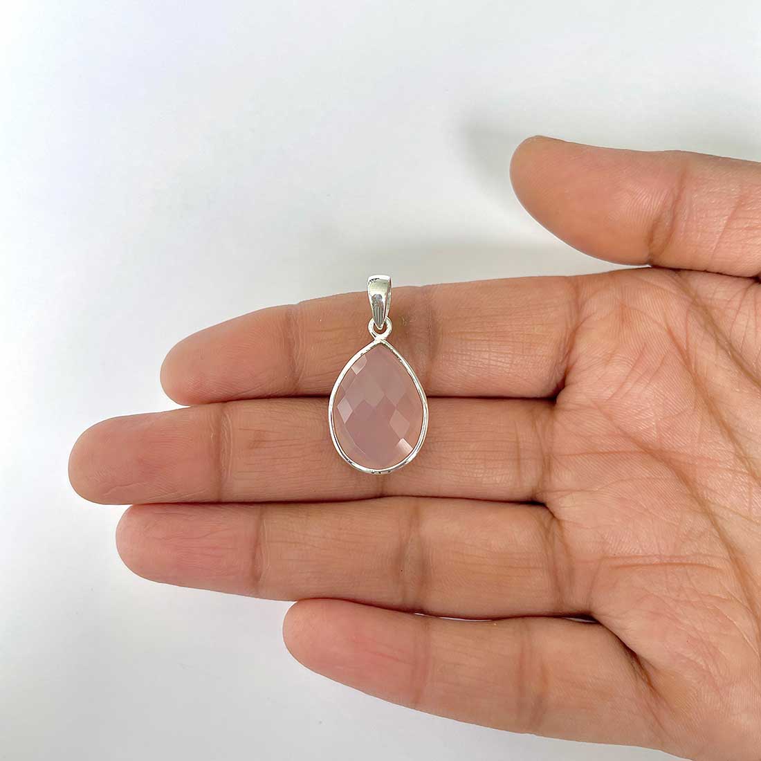 Chalcedony Pendant-(CHD-1-44)