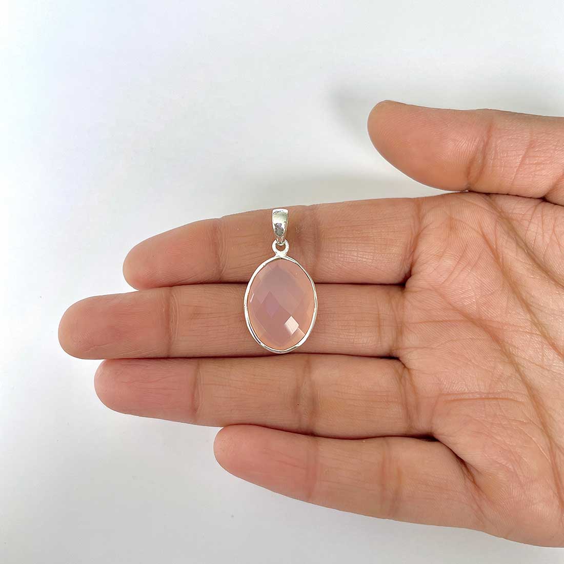 Chalcedony Pendant-(CHD-1-45)