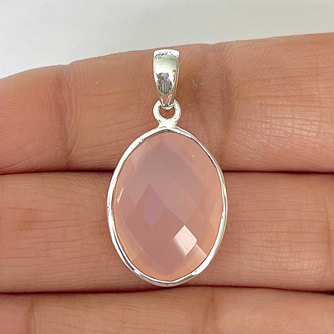 Chalcedony Pendant-(CHD-1-45)