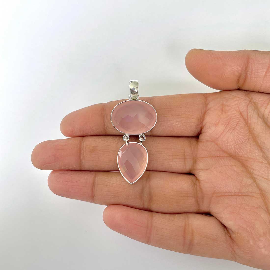 Chalcedony Pendant-(CHD-1-6)