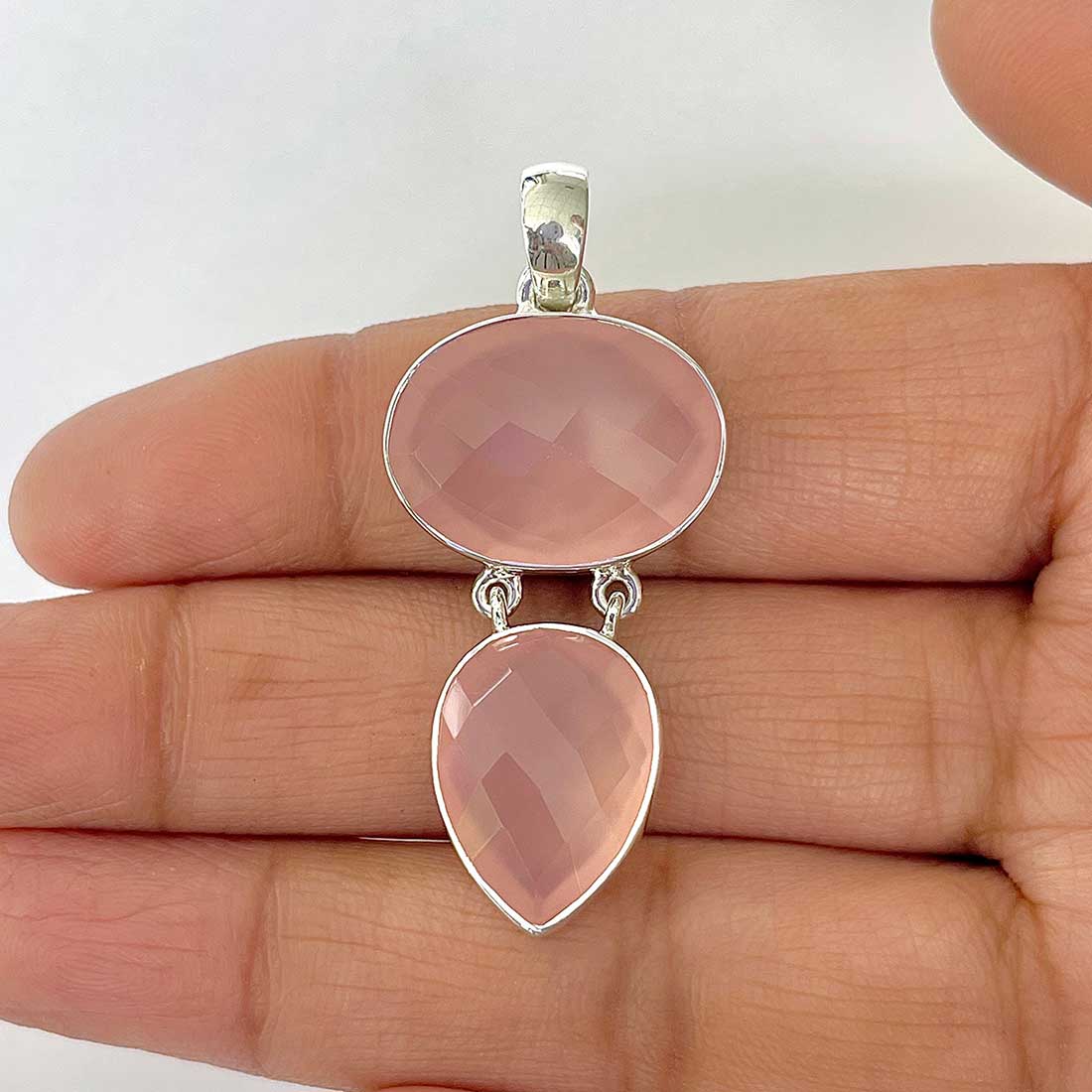 Chalcedony Pendant-(CHD-1-6)