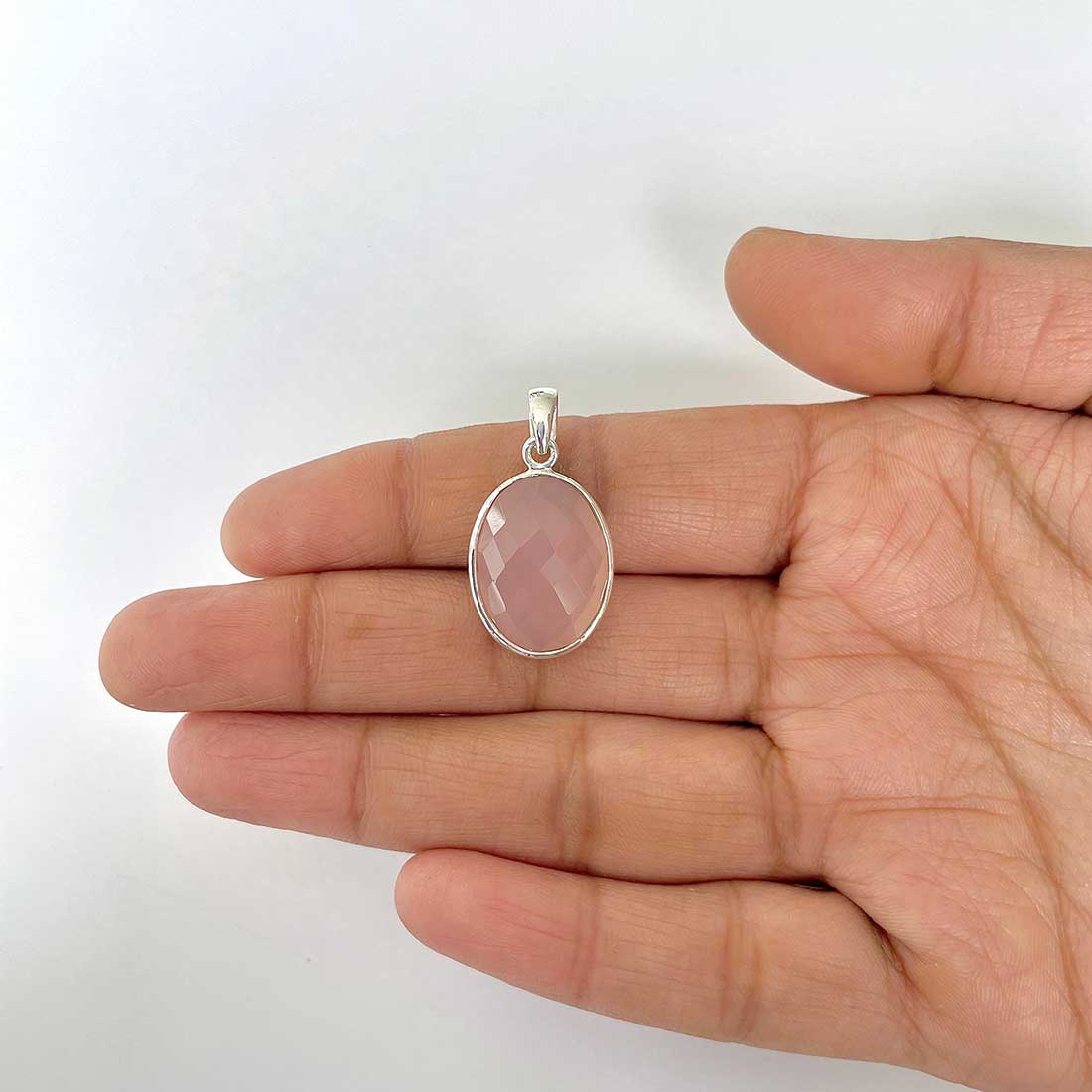 Chalcedony Pendant-(CHD-1-7)