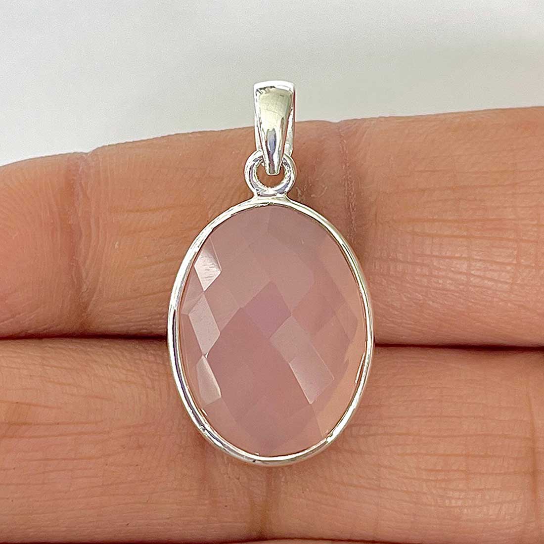 Chalcedony Pendant-(CHD-1-7)