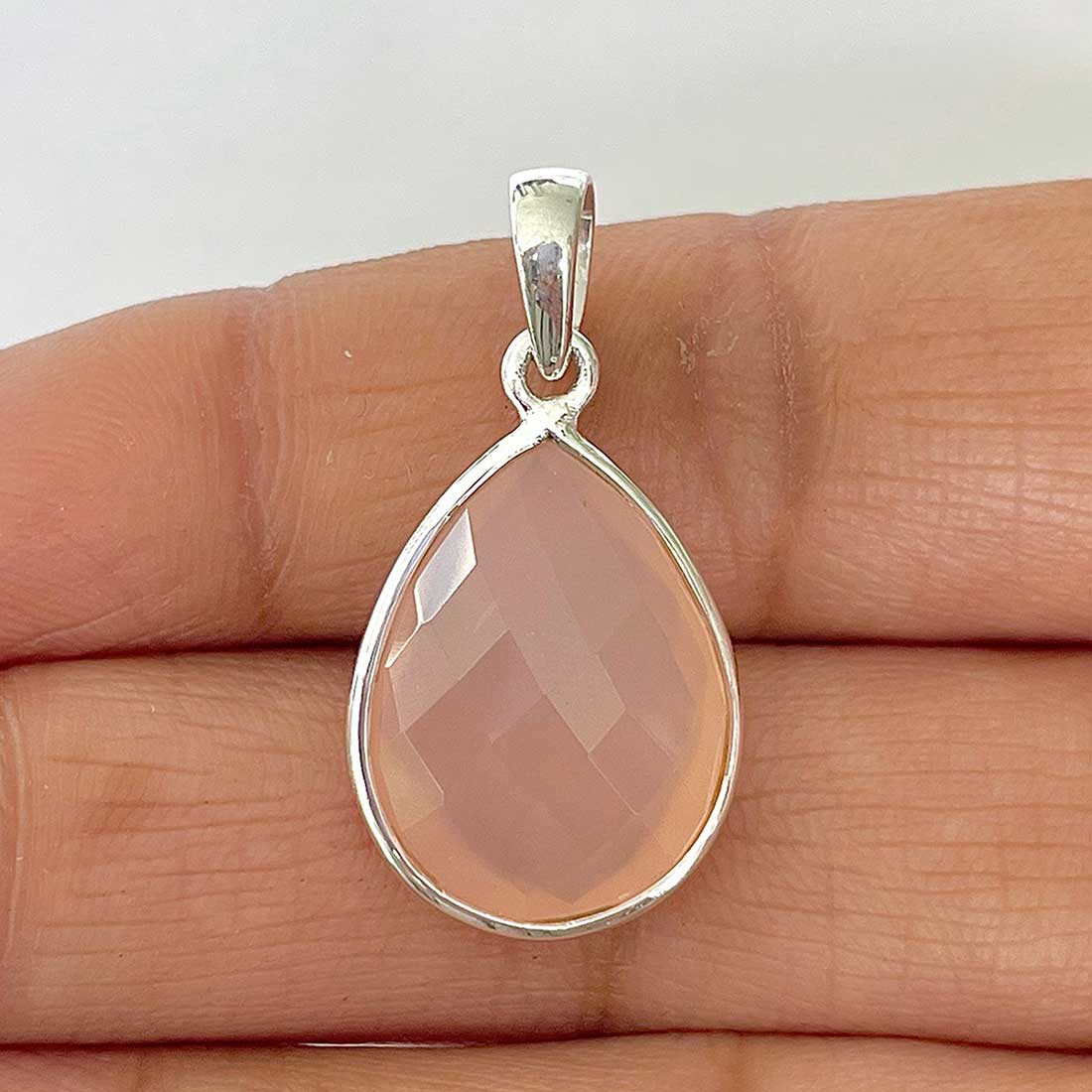 Chalcedony Pendant-(CHD-1-9)