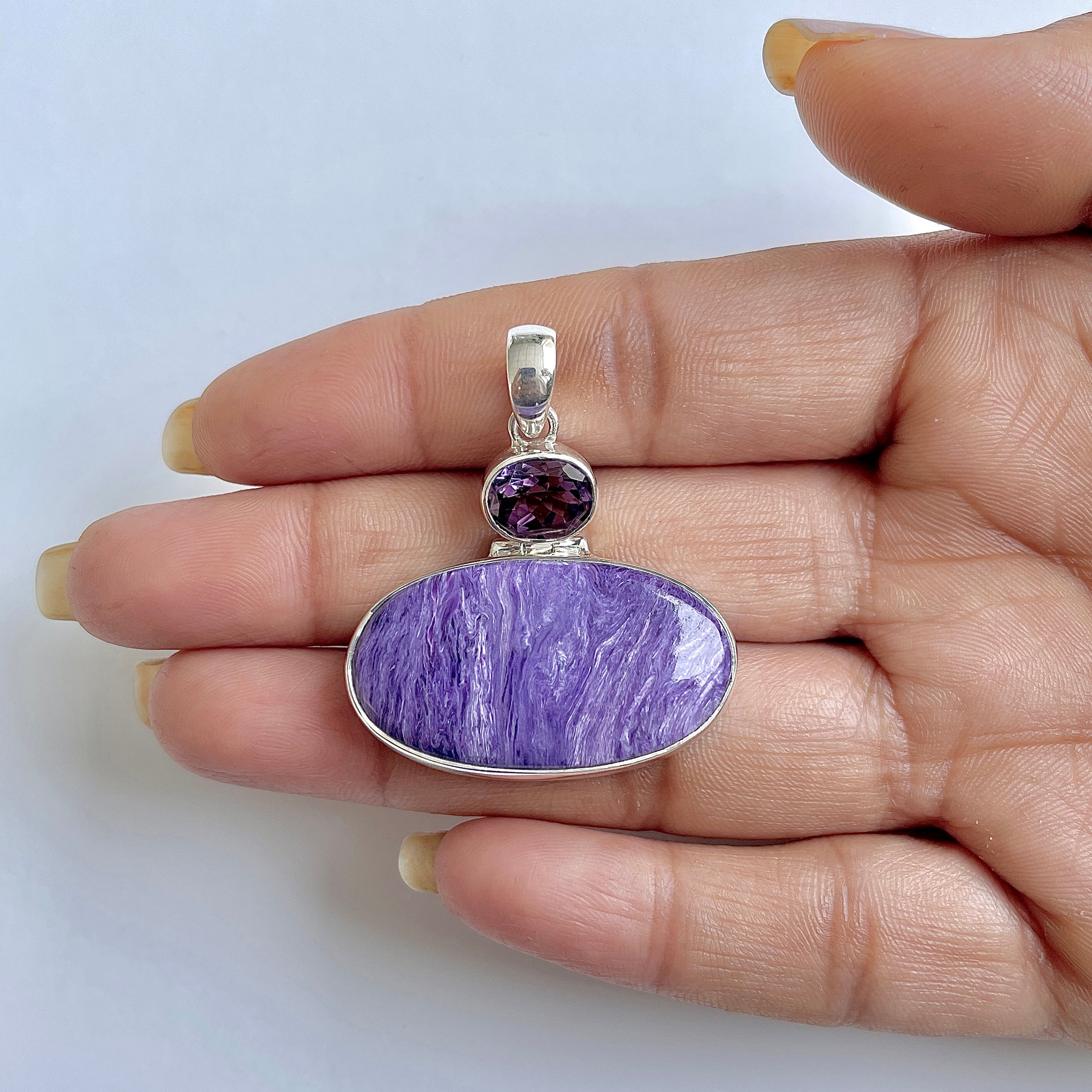 Charoite Pendant-(CHR-1-14)