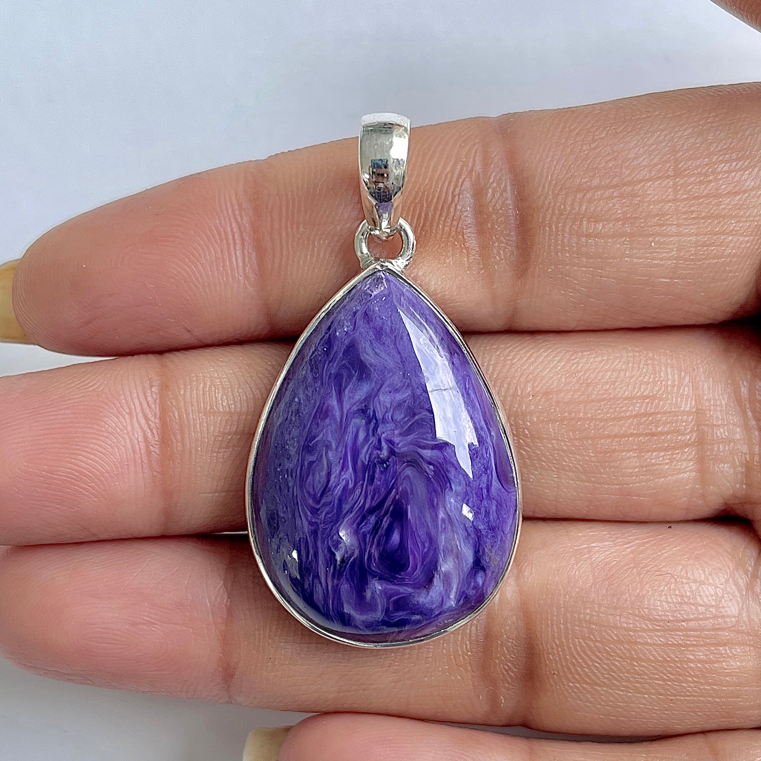 Charoite Pendant-(CHR-1-19)