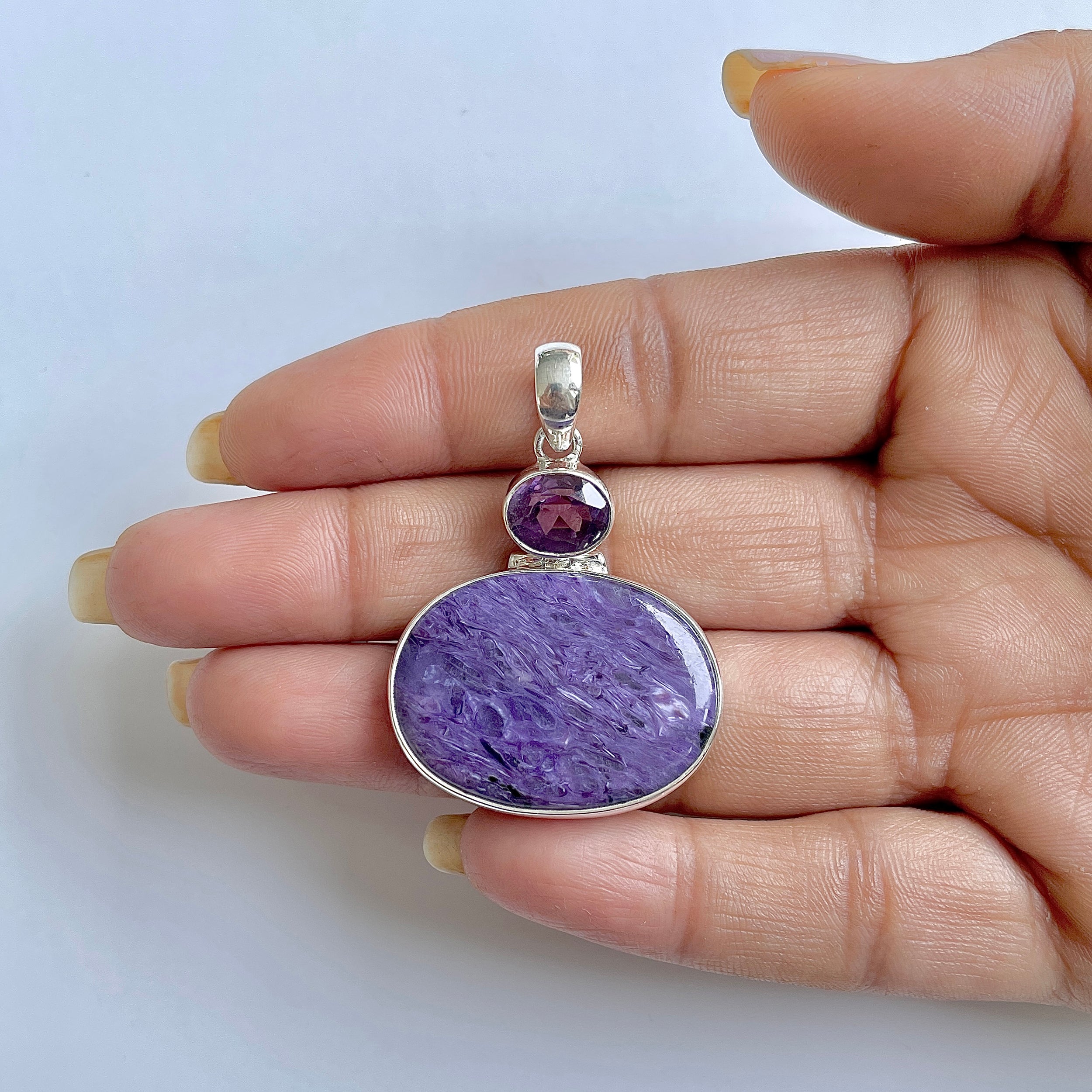 Charoite Pendant-(CHR-1-21)