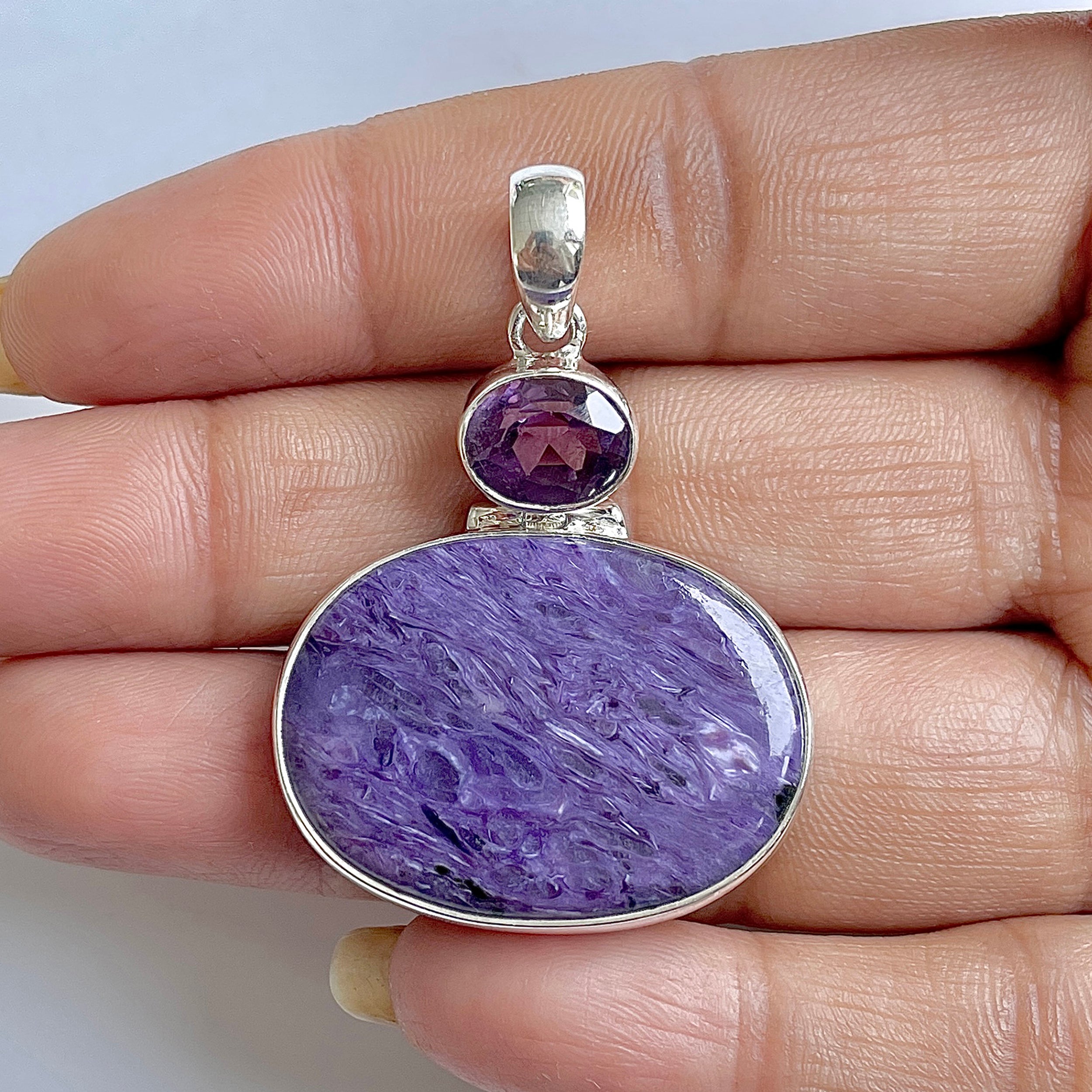 Charoite Pendant-(CHR-1-21)