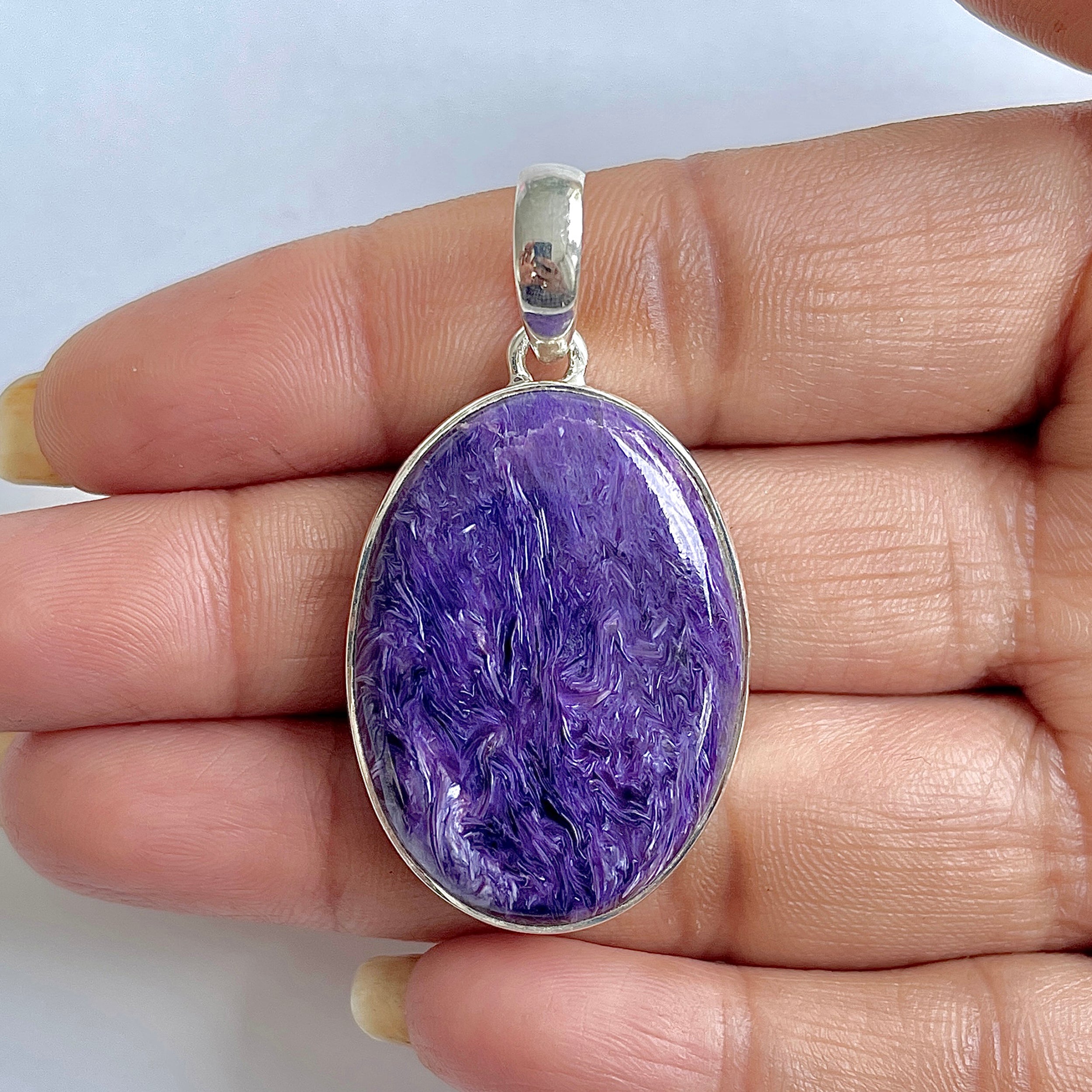 Charoite Pendant-(CHR-1-3)
