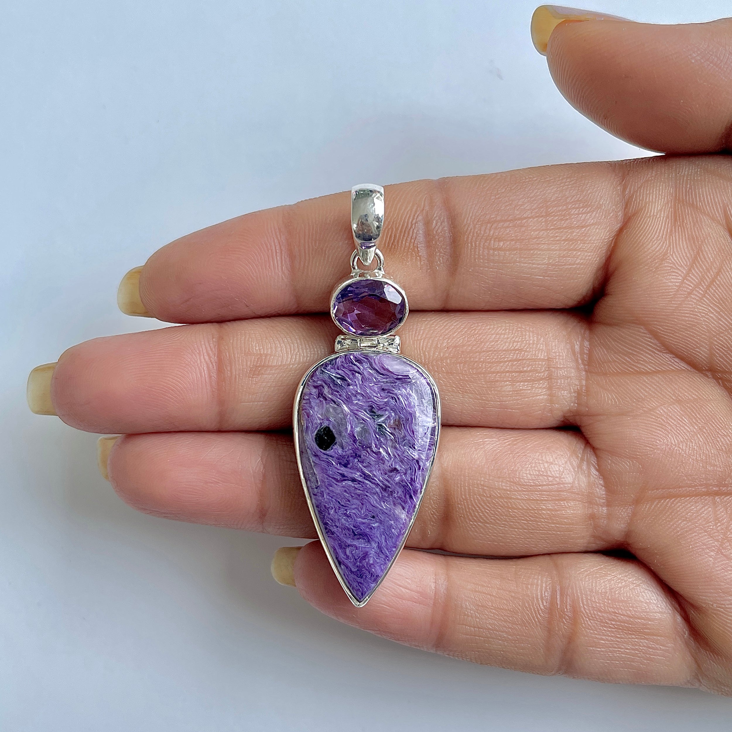 Charoite Pendant-(CHR-1-5)