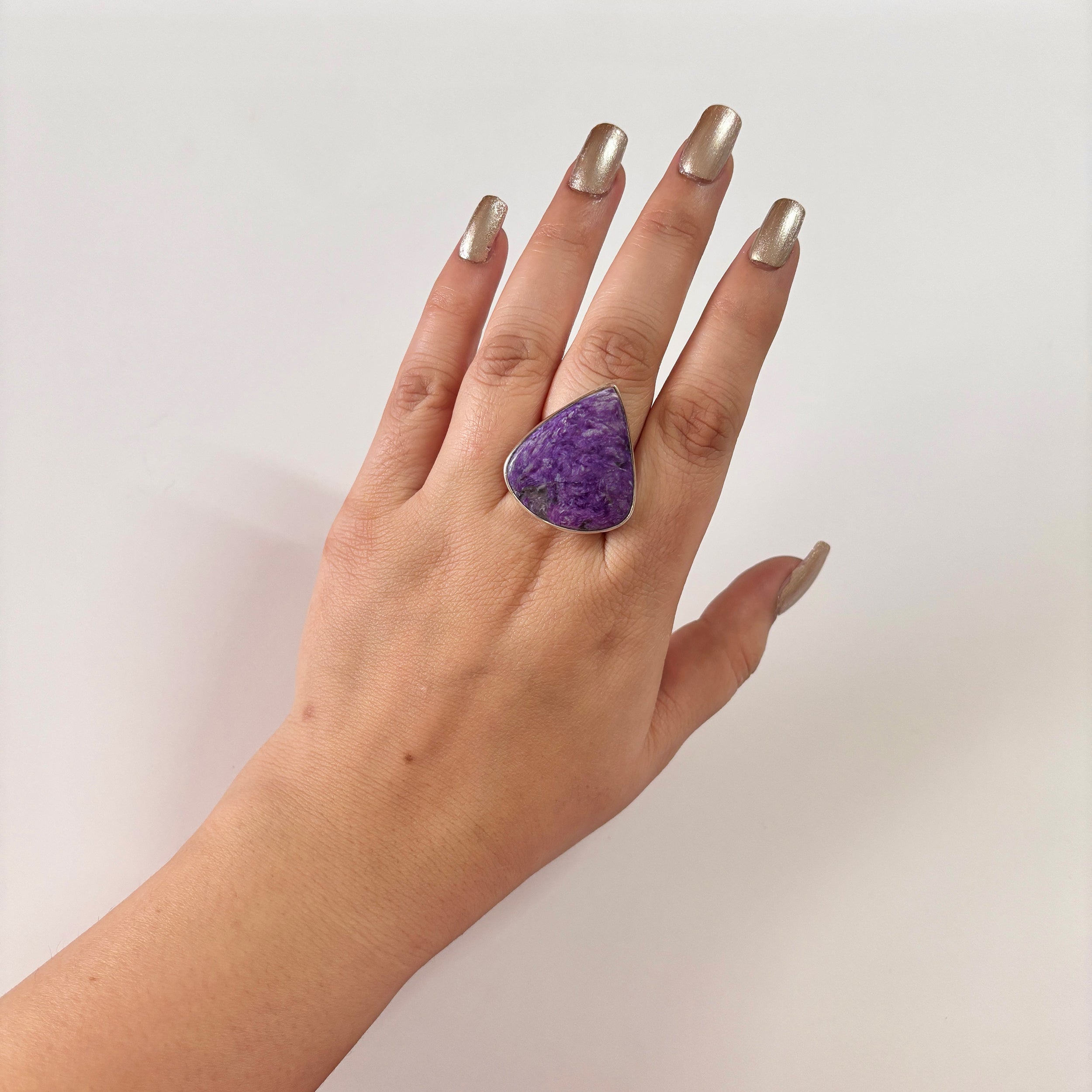 Charoite Ring-(CHR-2-1)