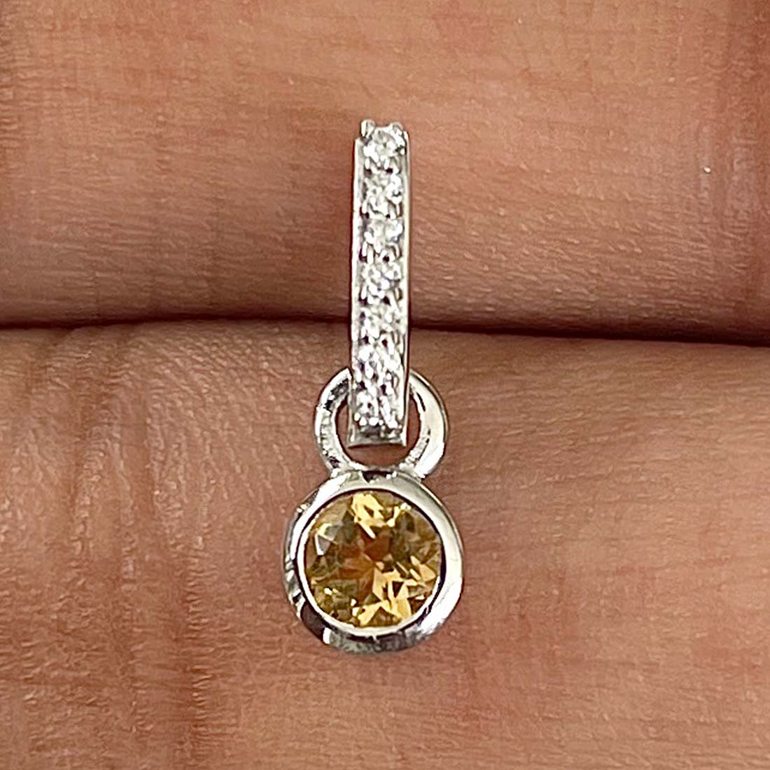 Citrine Pendant-(CIT-RDP-999)