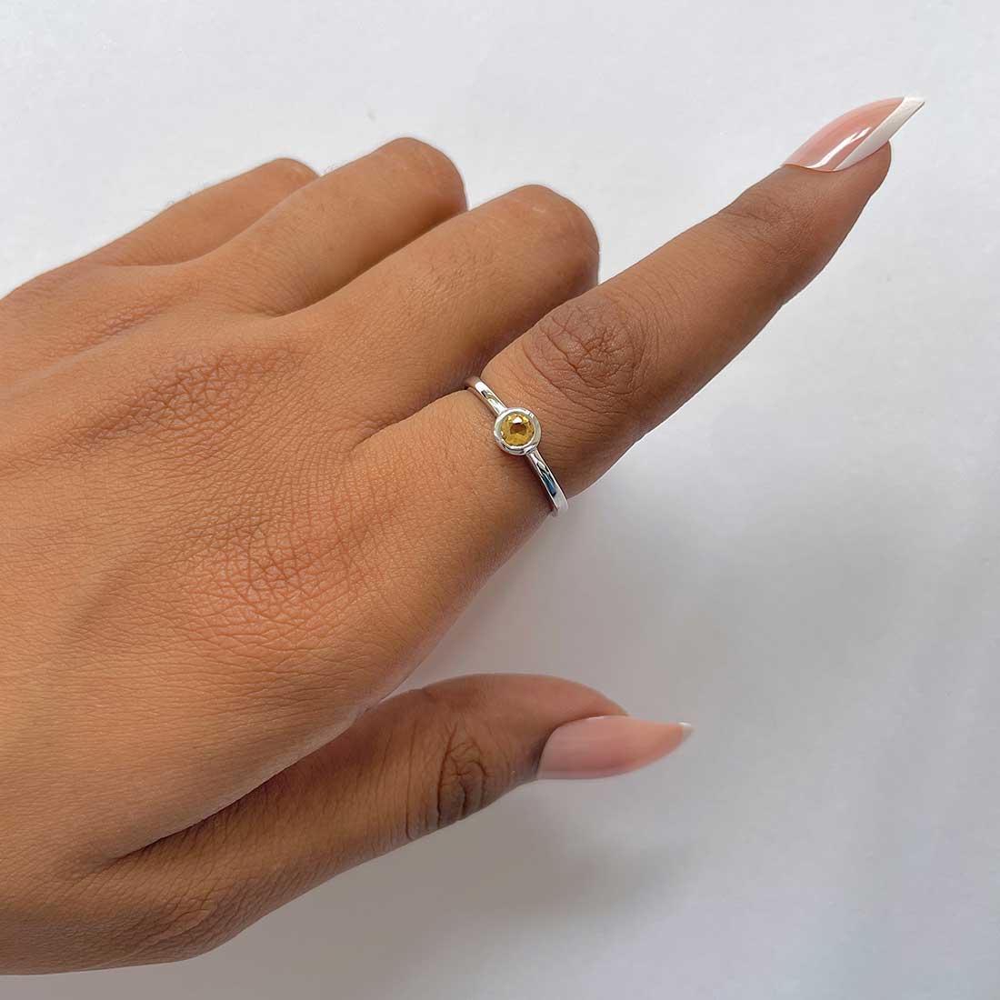Citrine Ring-(CIT-RDR-3229.)