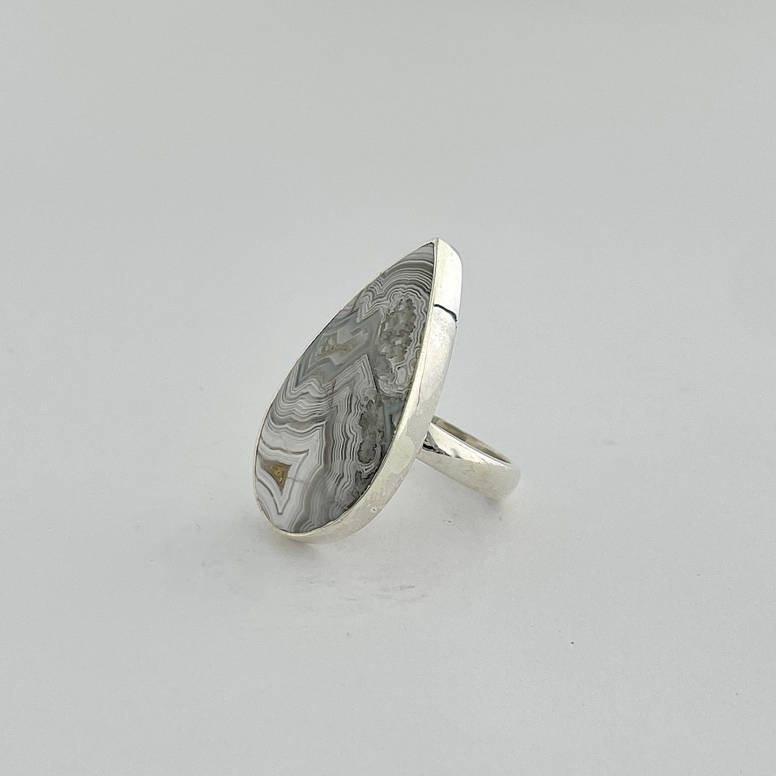 Crazy Lace Agate Ring-(CLA-2-16)