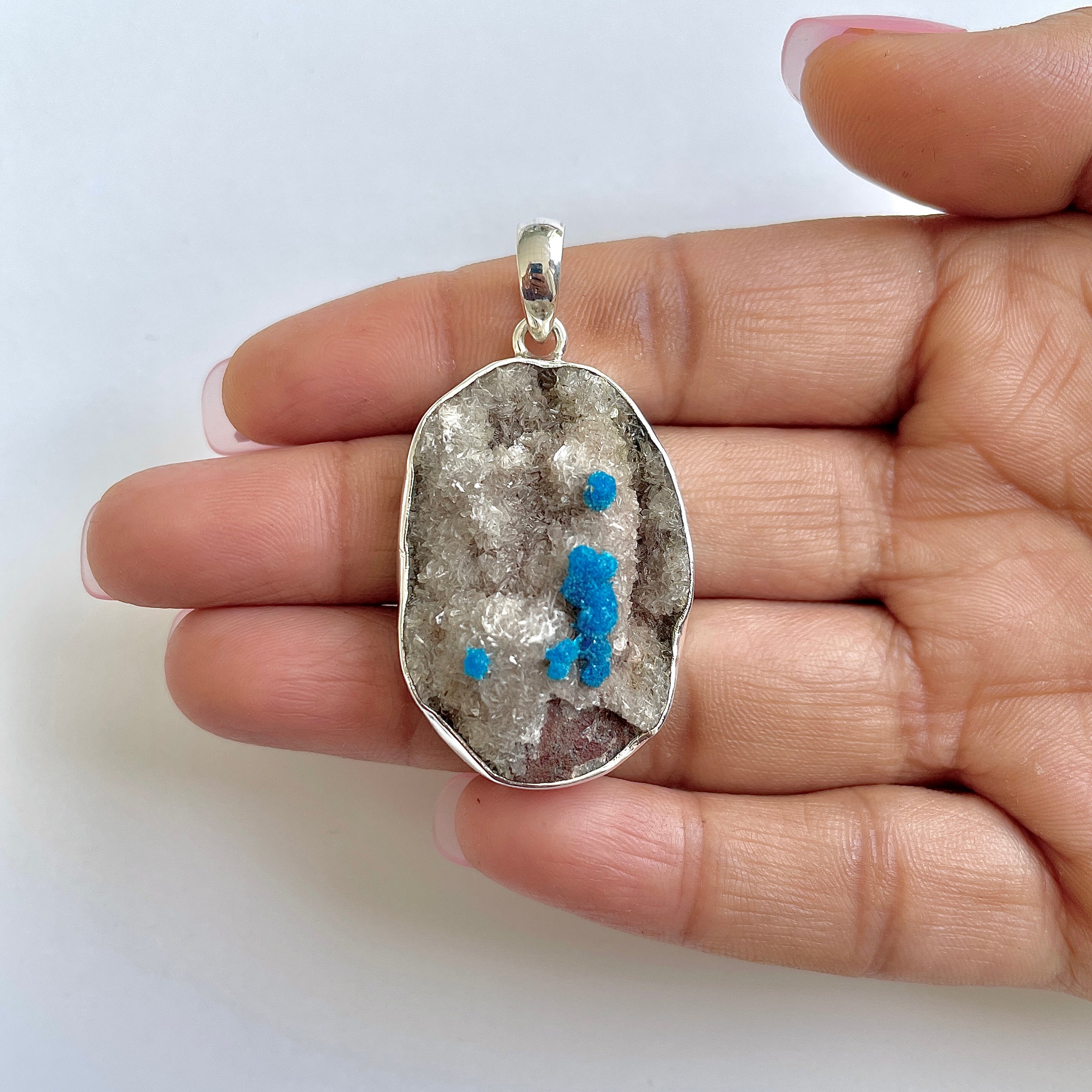 Cavansite Pendant-(CVS-1-10)