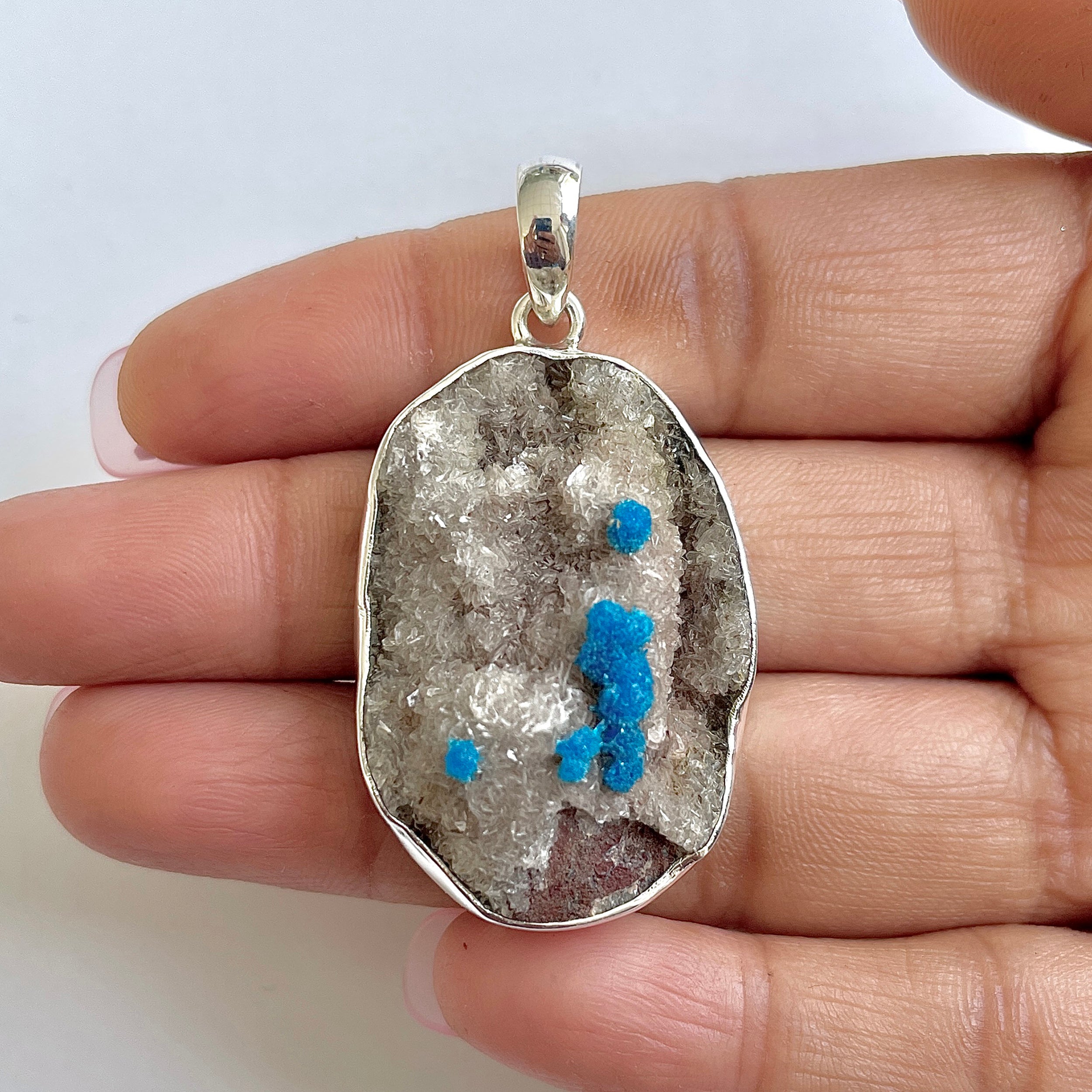 Cavansite Pendant-(CVS-1-10)
