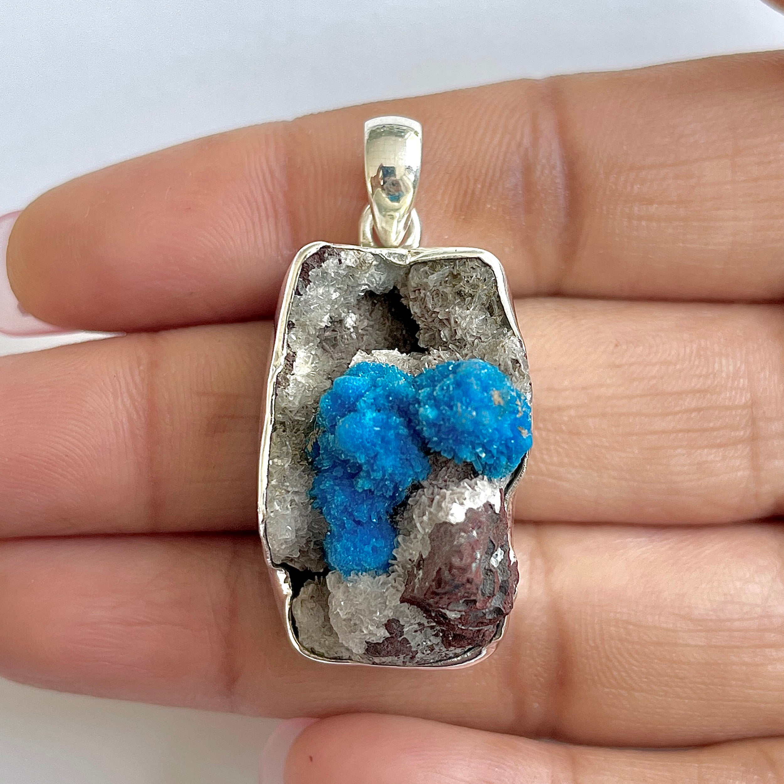 Cavansite Pendant-(CVS-1-14)