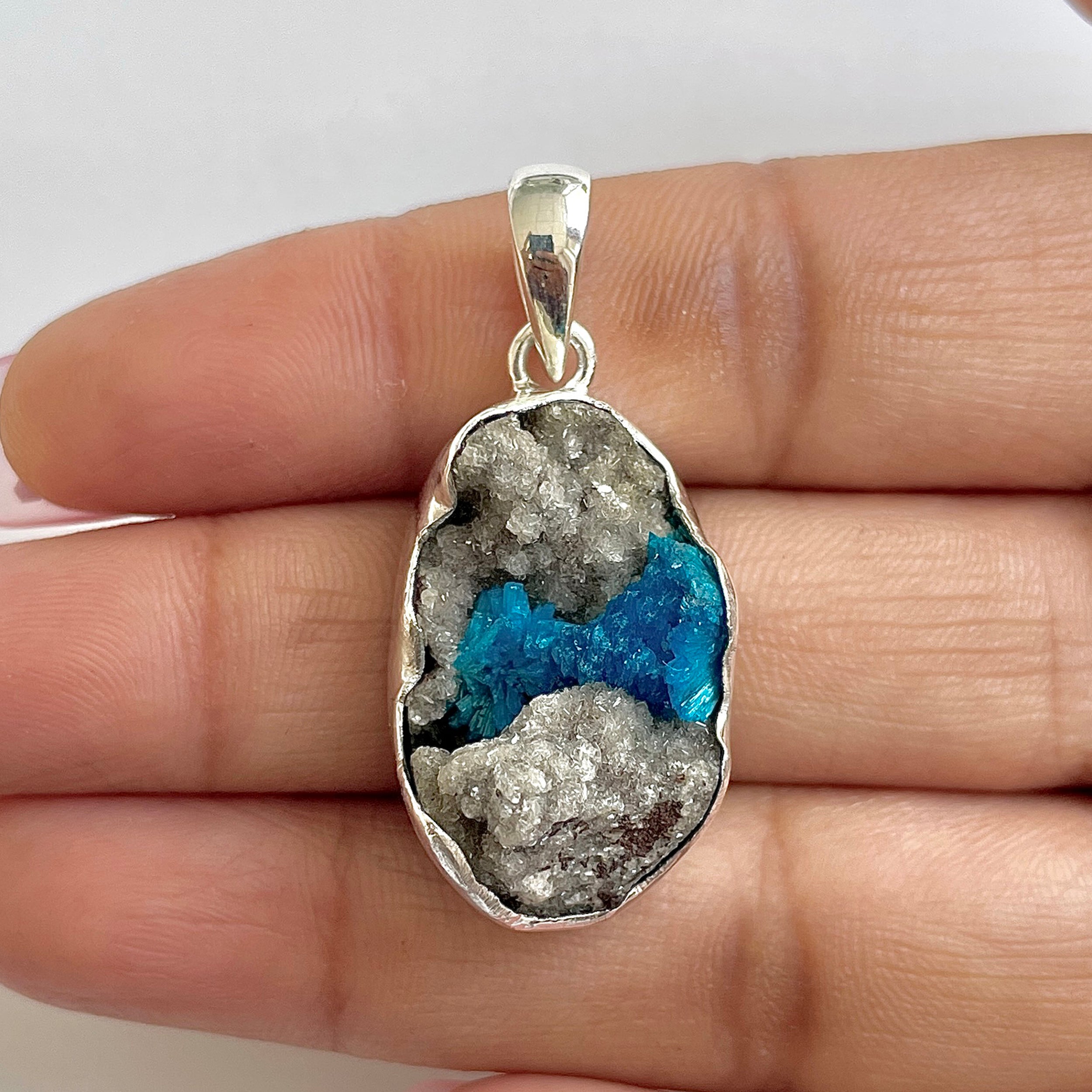 Cavansite Pendant-(CVS-1-15)