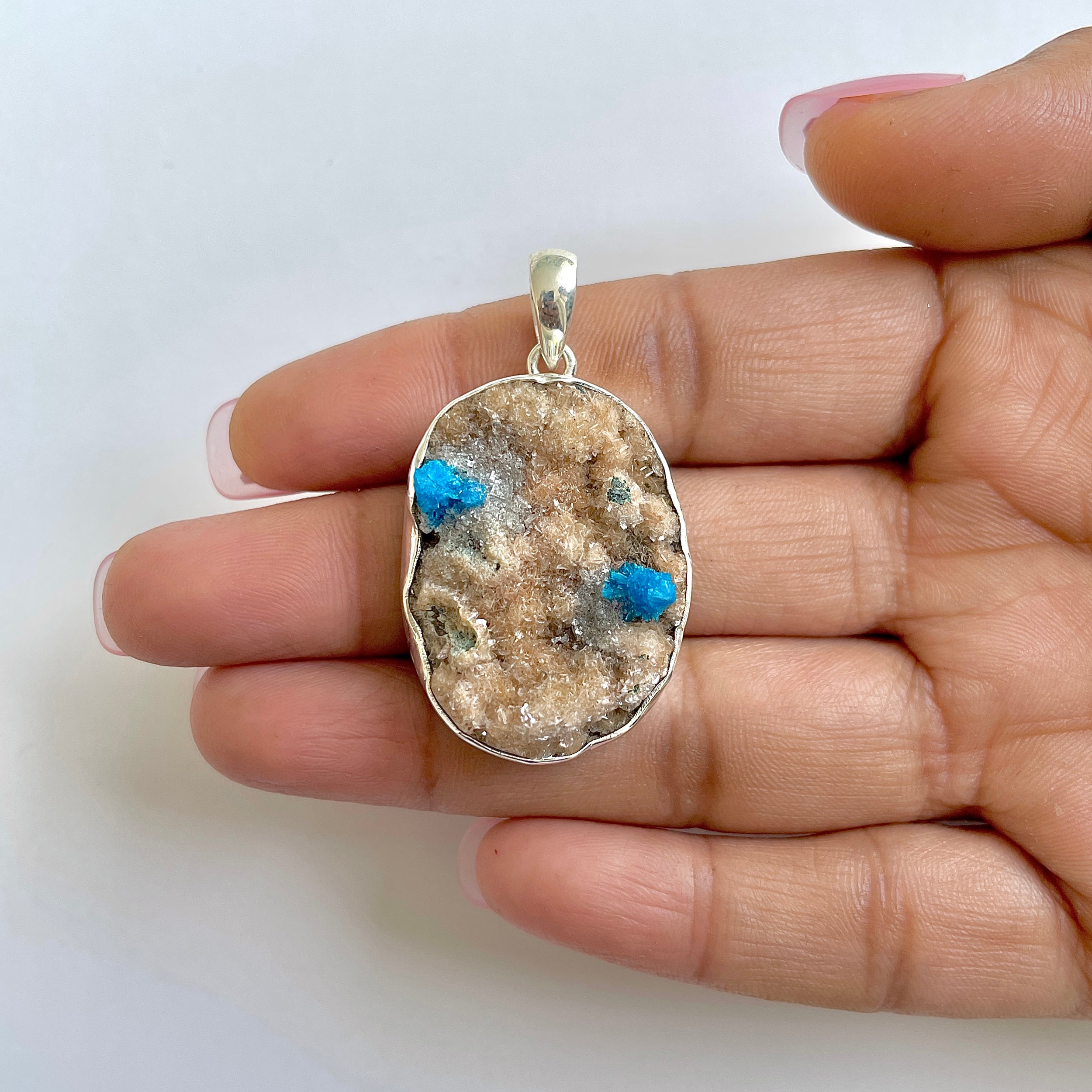 Cavansite Pendant-(CVS-1-2)