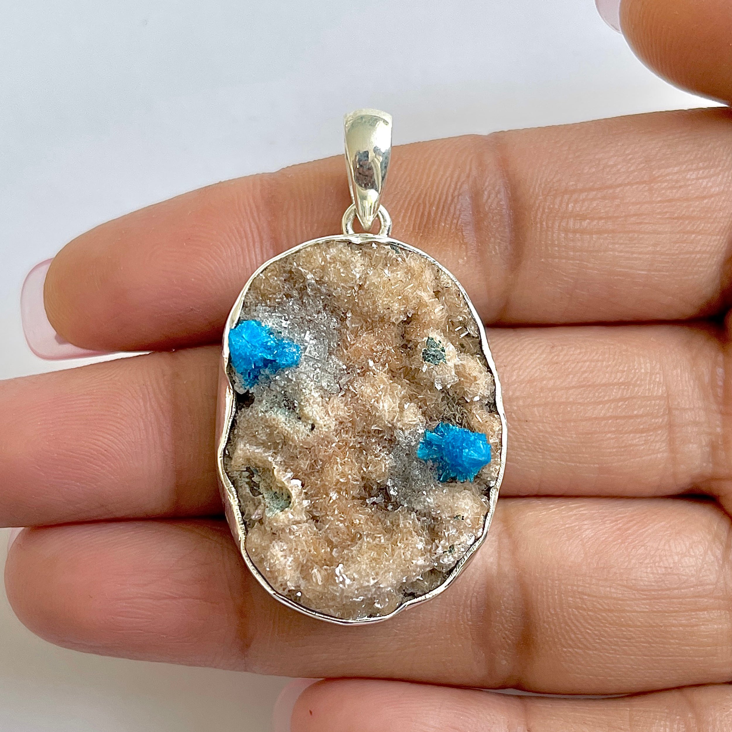 Cavansite Pendant-(CVS-1-2)