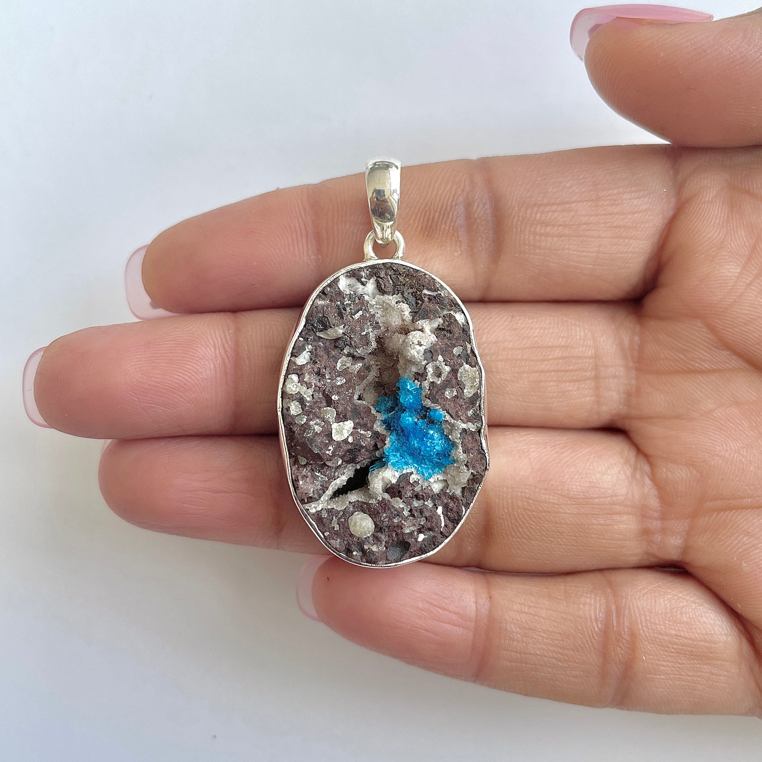 Cavansite Pendant-(CVS-1-20)