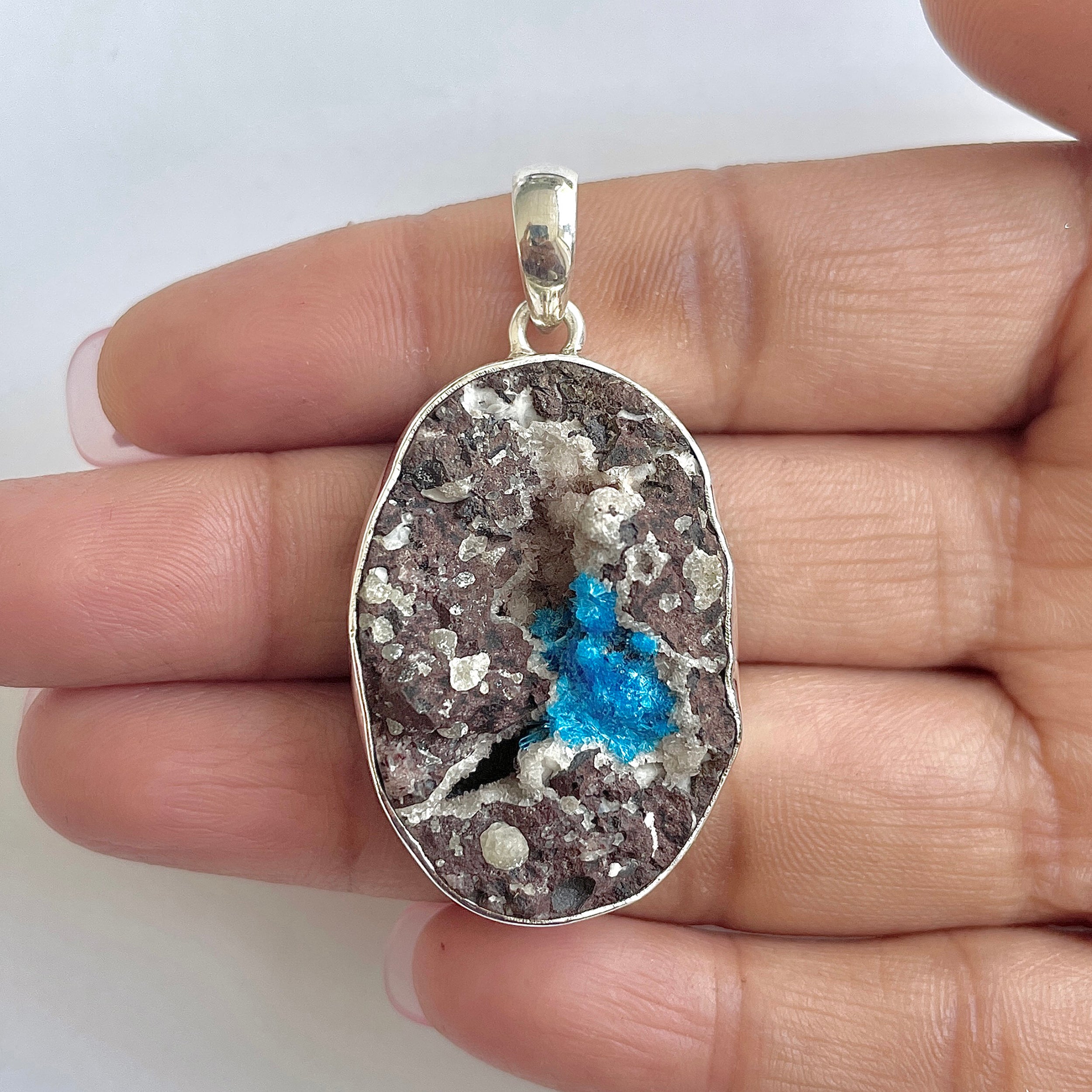 Cavansite Pendant-(CVS-1-20)