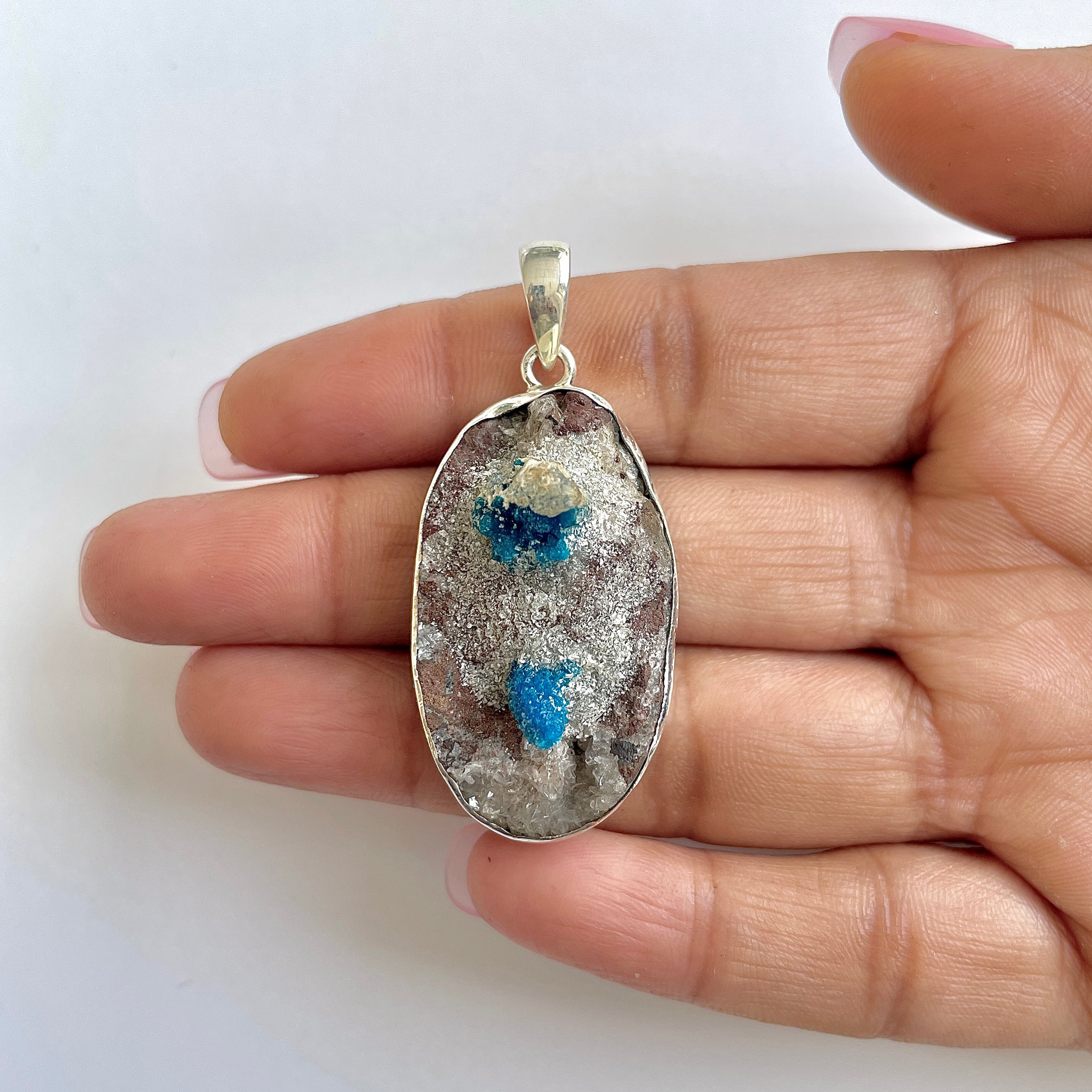 Cavansite Pendant-(CVS-1-21)