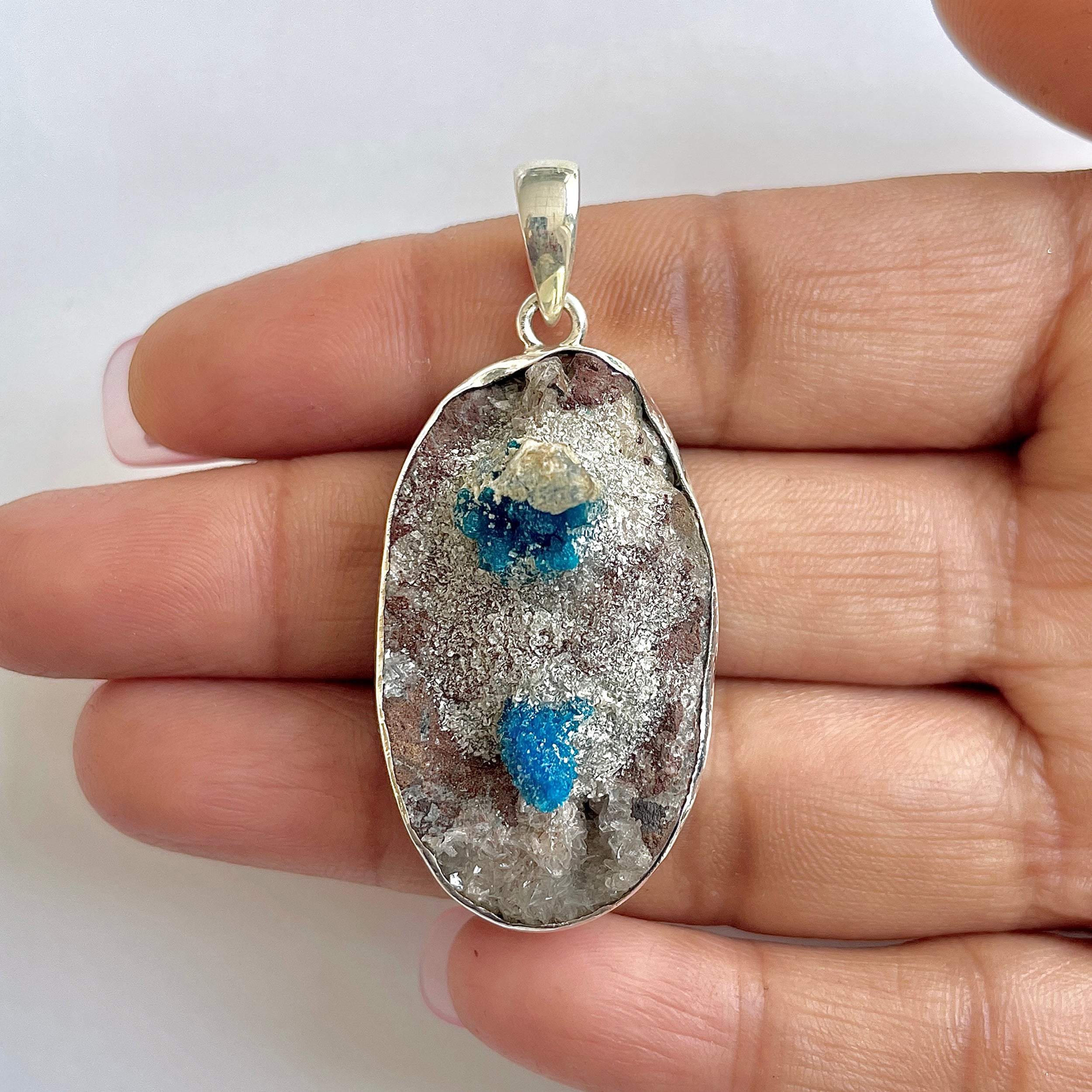 Cavansite Pendant-(CVS-1-21)