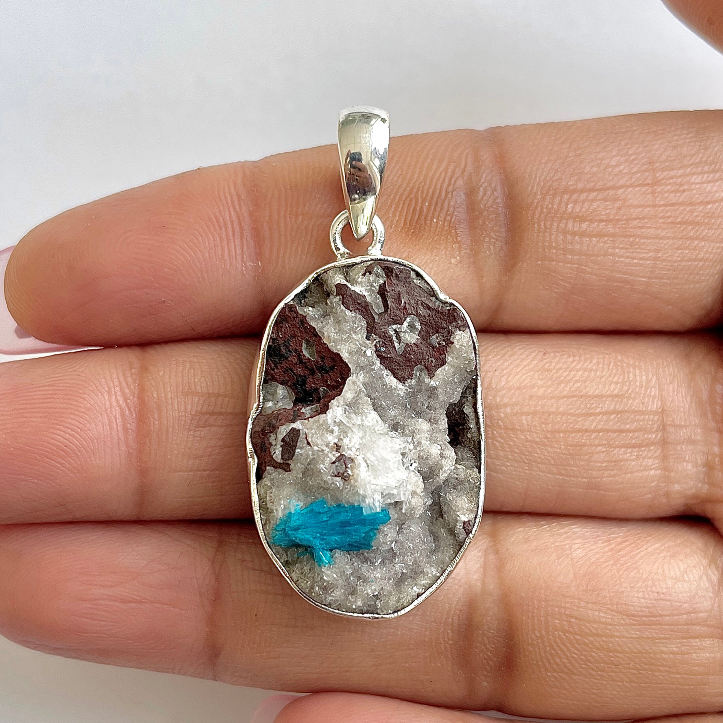 Cavansite Pendant-(CVS-1-22)