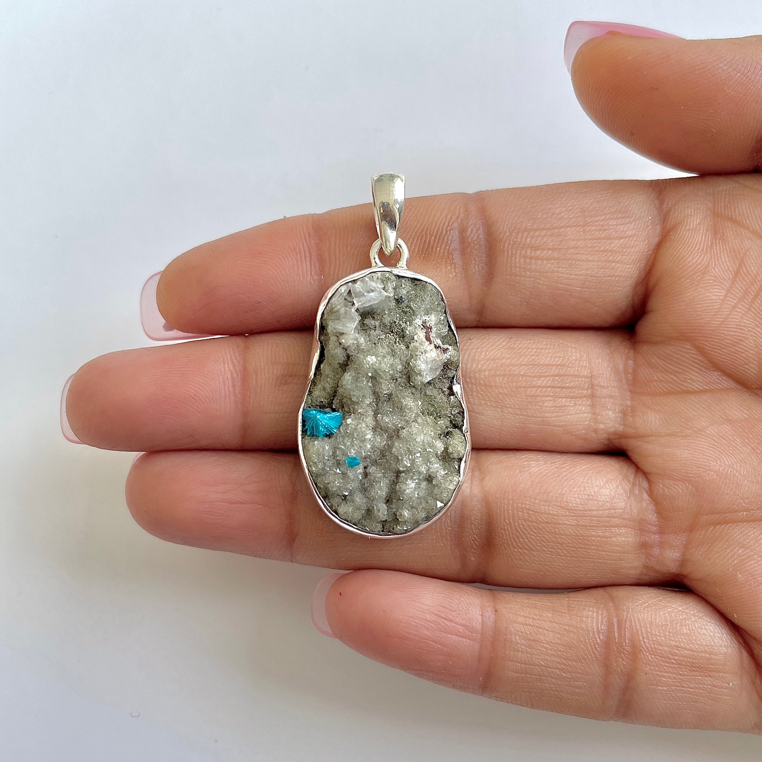 Cavansite Pendant-(CVS-1-23)