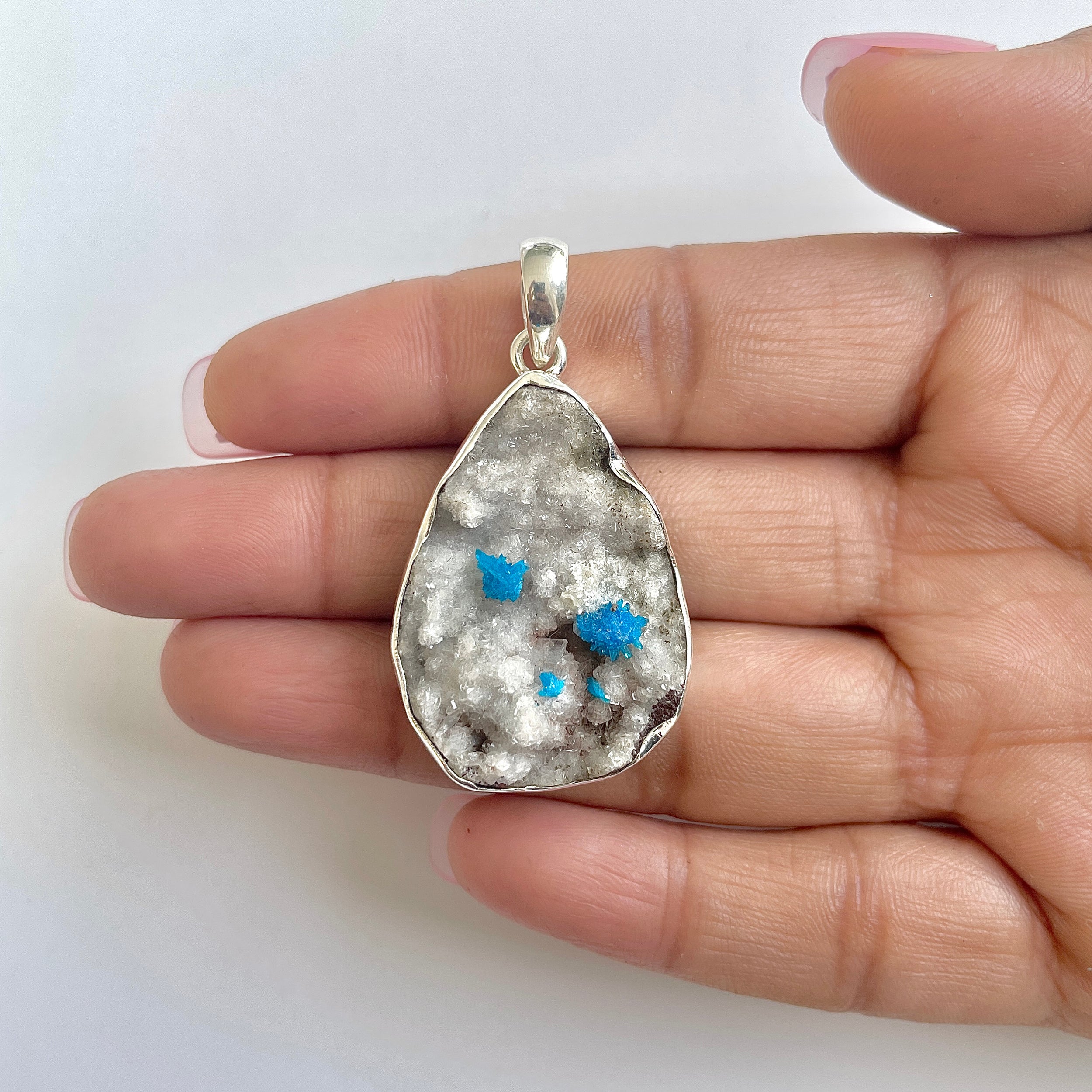 Cavansite Pendant-(CVS-1-3)