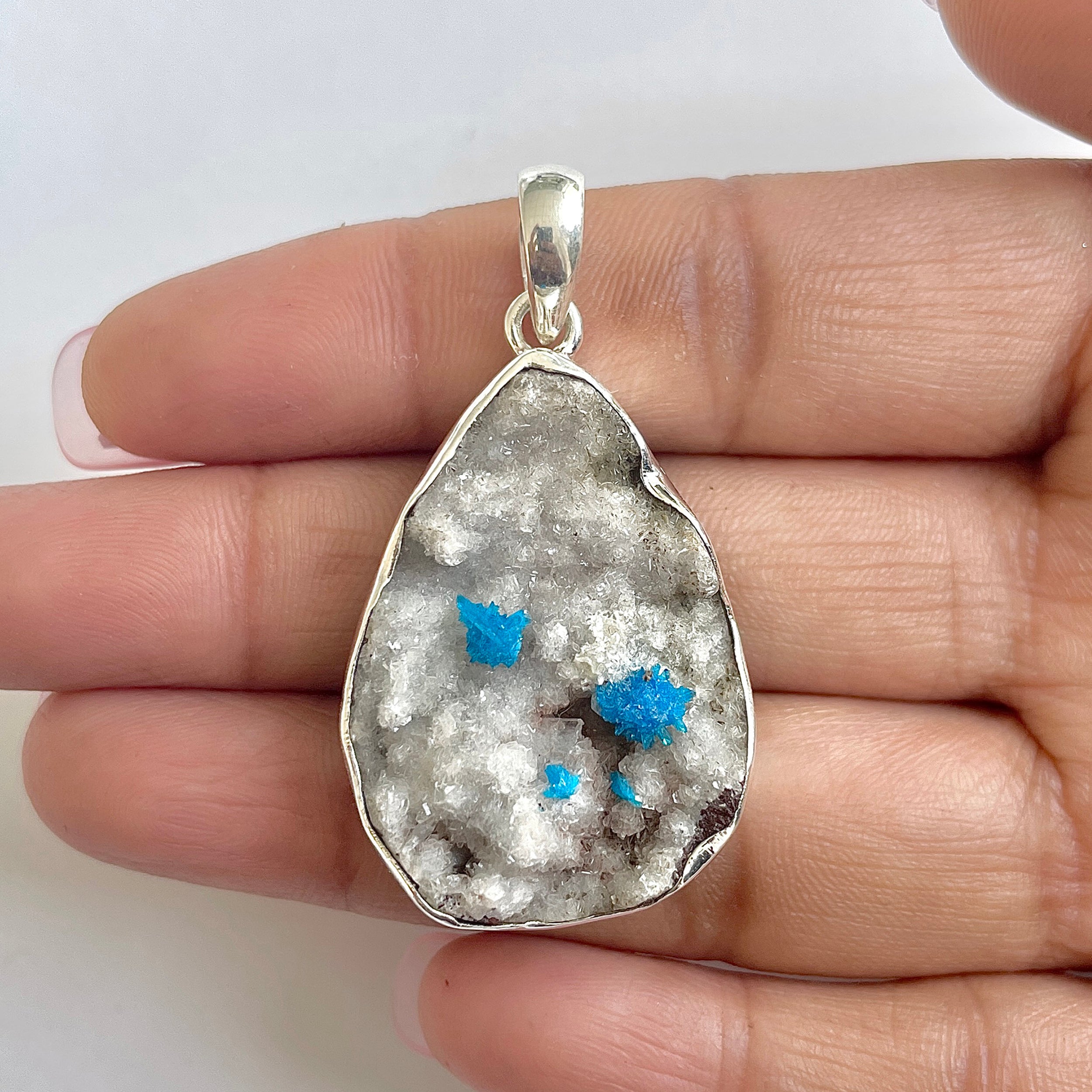 Cavansite Pendant-(CVS-1-3)