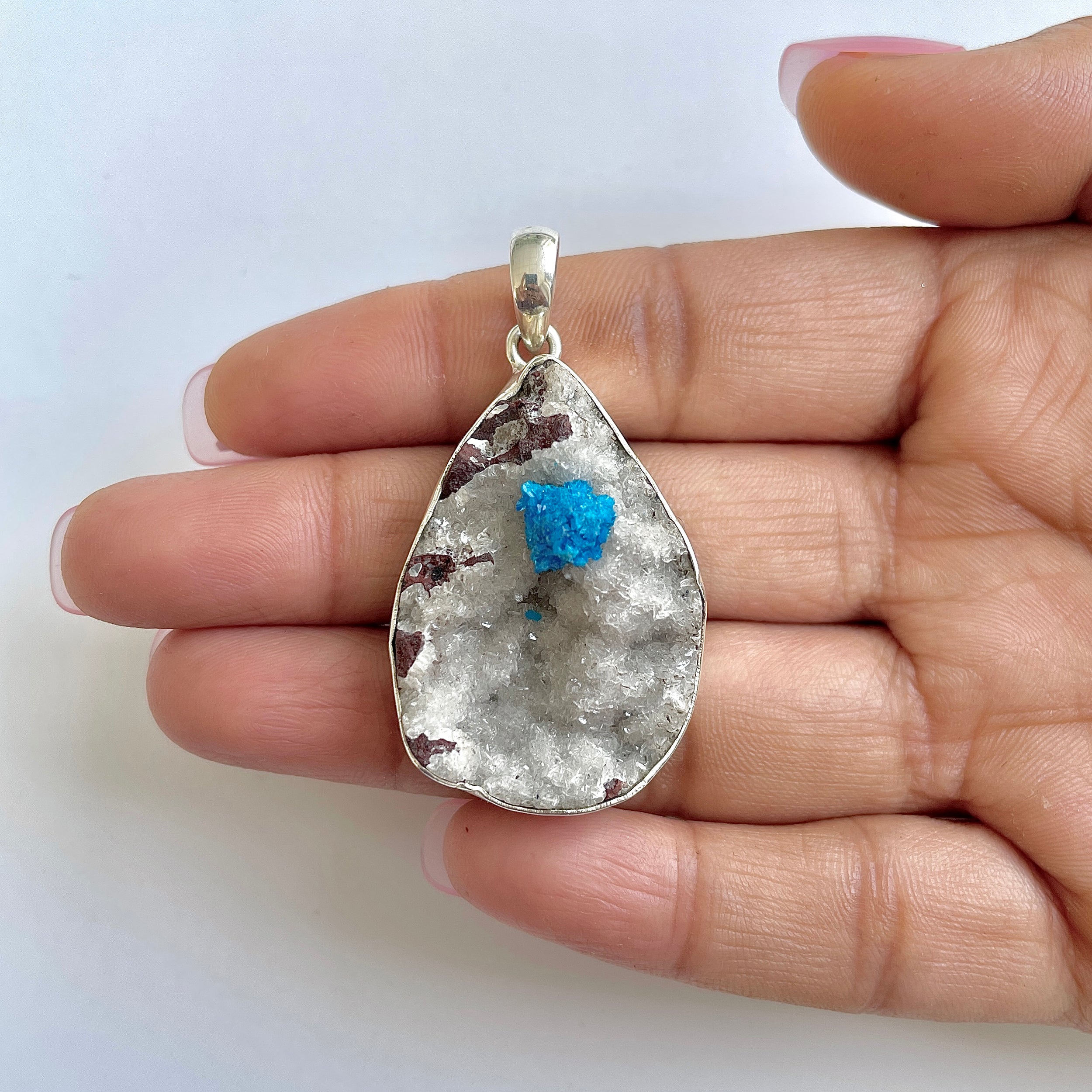 Cavansite Pendant-(CVS-1-4)